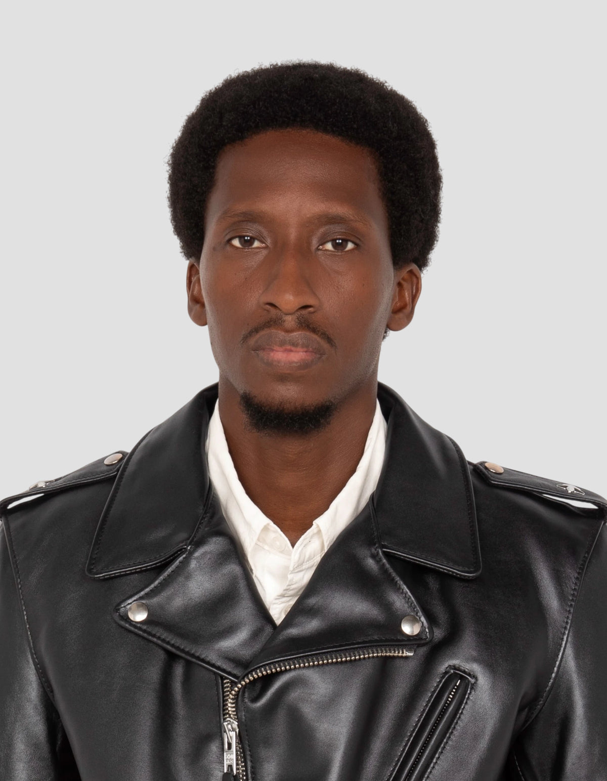Blouson Perfecto® doublé en laine mythique USA, cuir de taureau-5