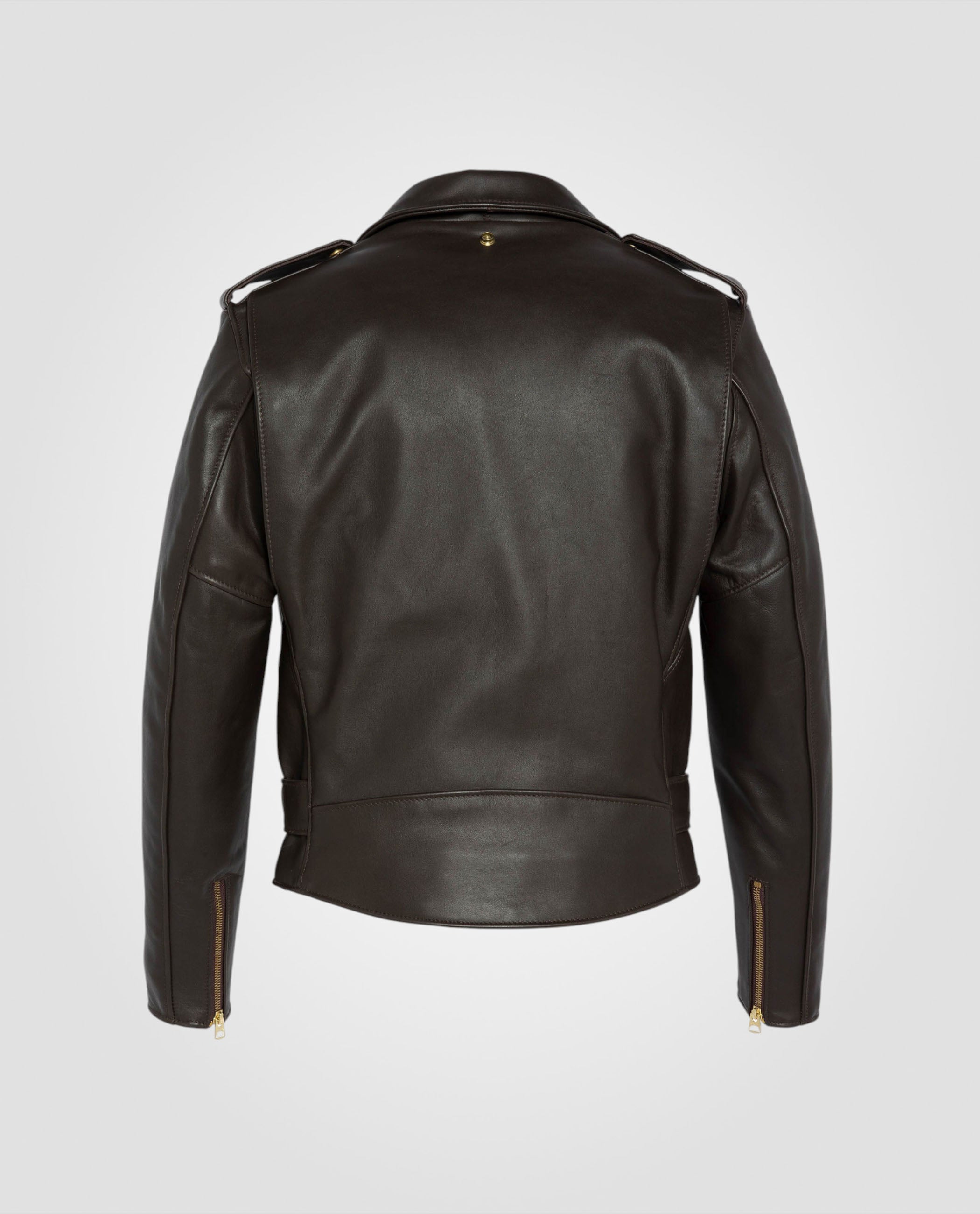 Lythic brown perfecto® jacket, cowhide leather-2