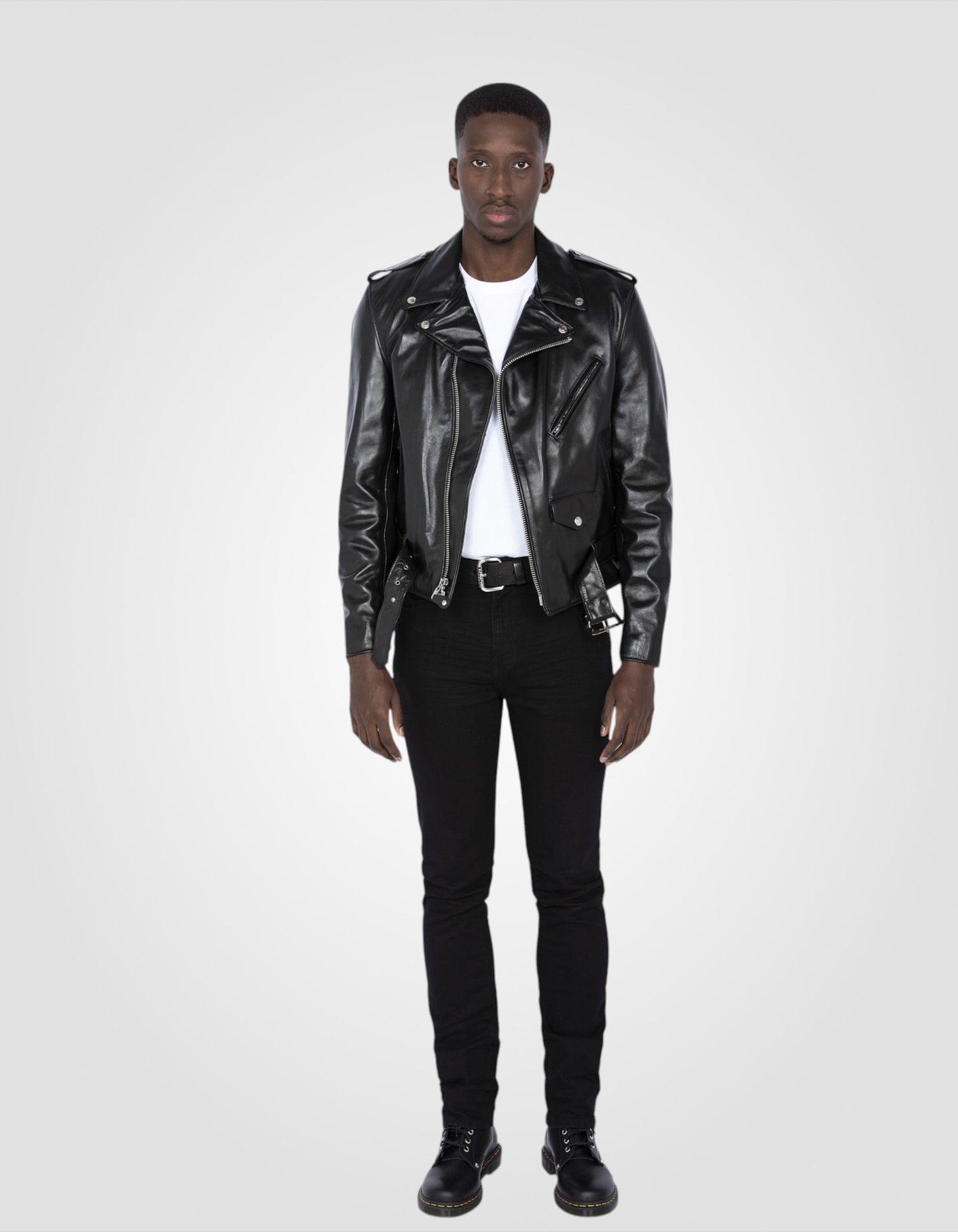Motorcycle Jacket Perfecto Blouson Cuir Mythical Black Perfecto