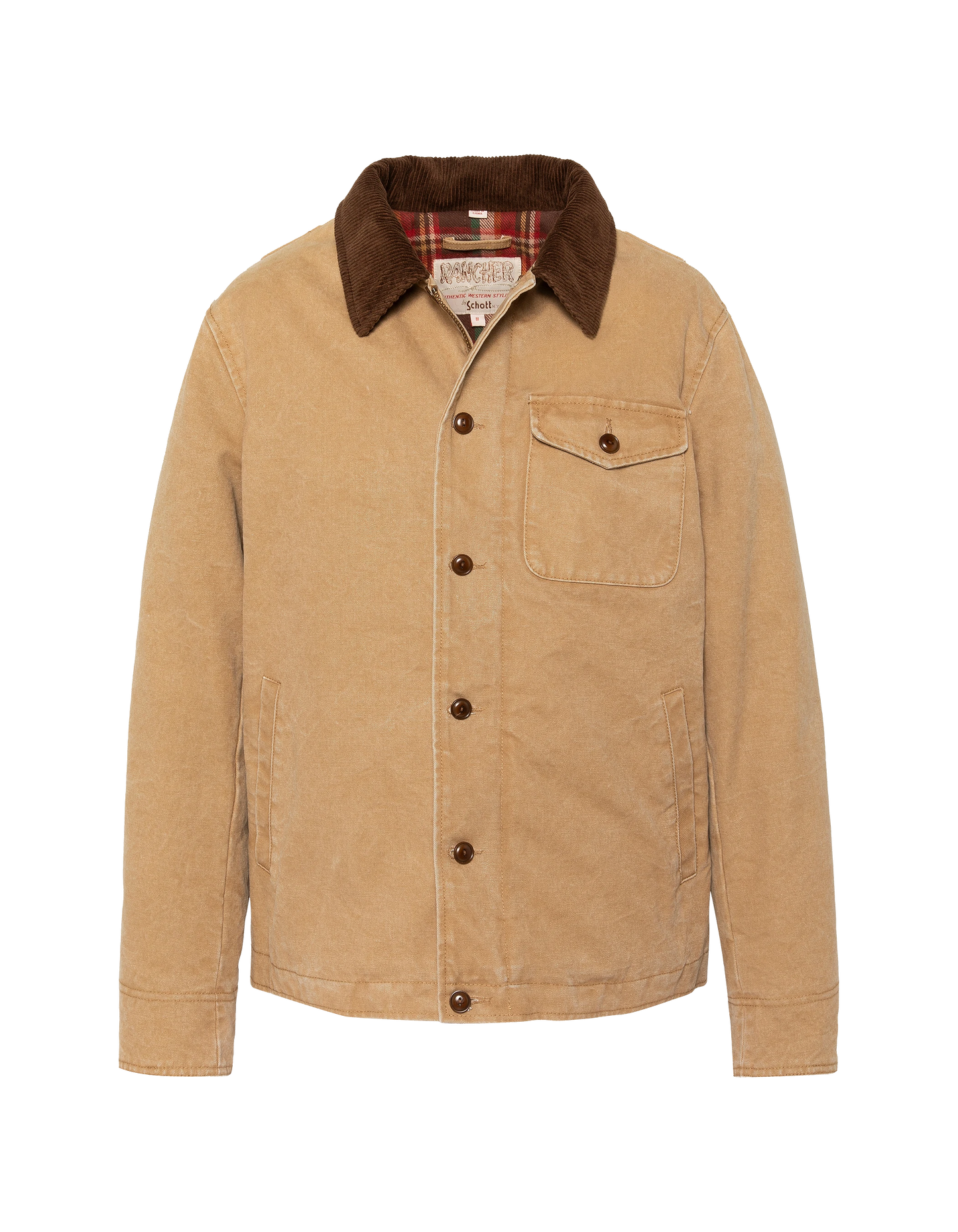 Chaqueta ranchera tabaco en lona de algodón, legendaria EE. UU.