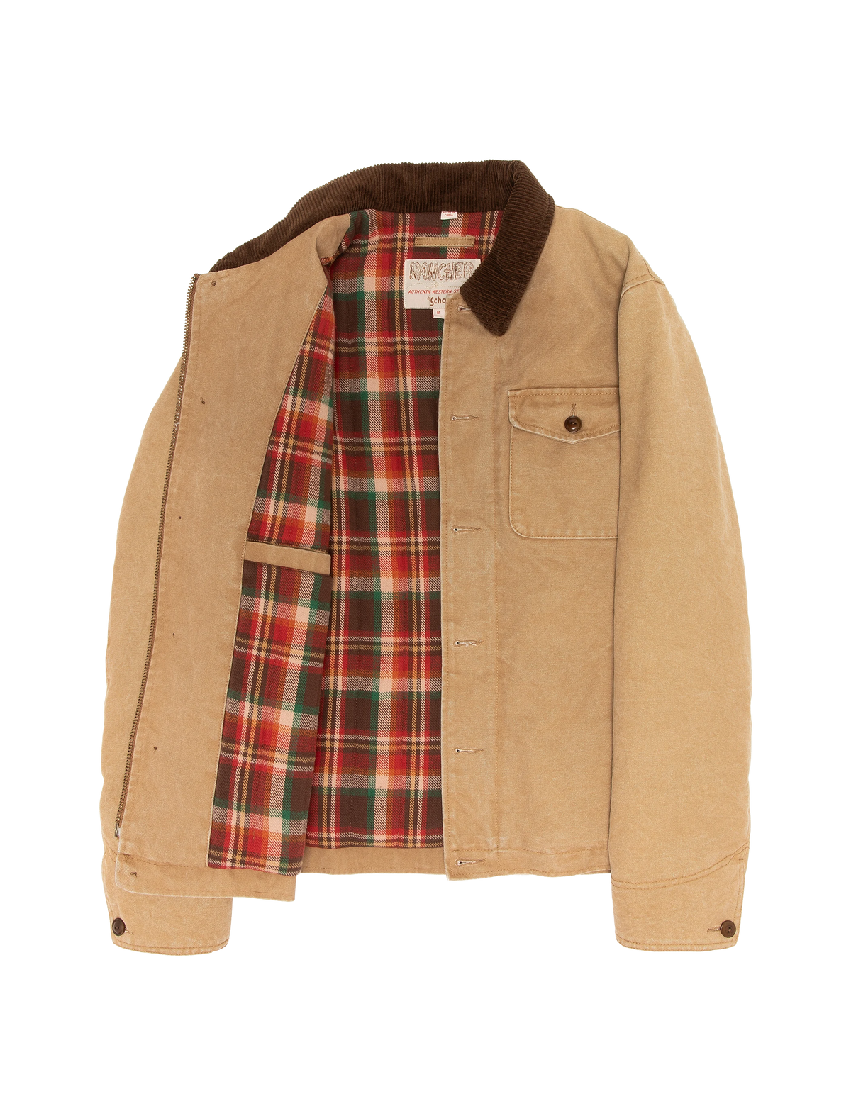 Chaqueta ranchera tabaco en lona de algodón, legendaria EE. UU.