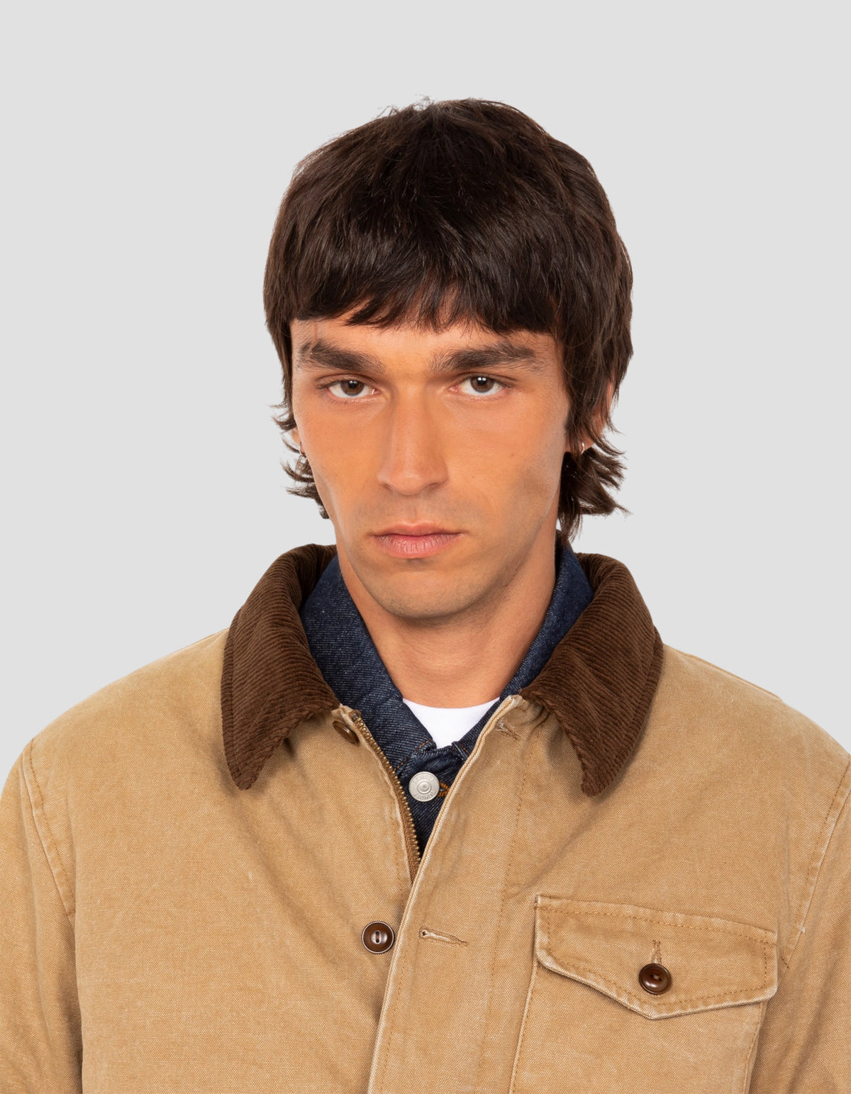 Chaqueta ranchera tabaco en lona de algodón, legendaria EE. UU.