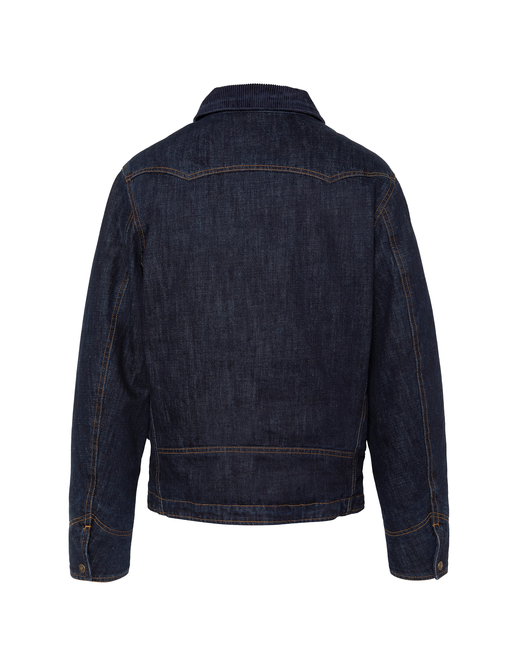 Chaqueta ranchera de algodón denim índigo, legendaria EE. UU.-10