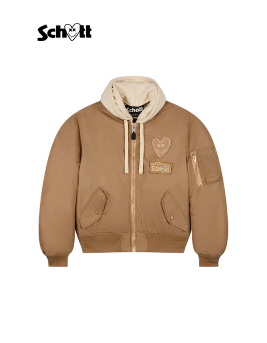 Schott NYC® X Eleven Beige mixto Beige Mixed