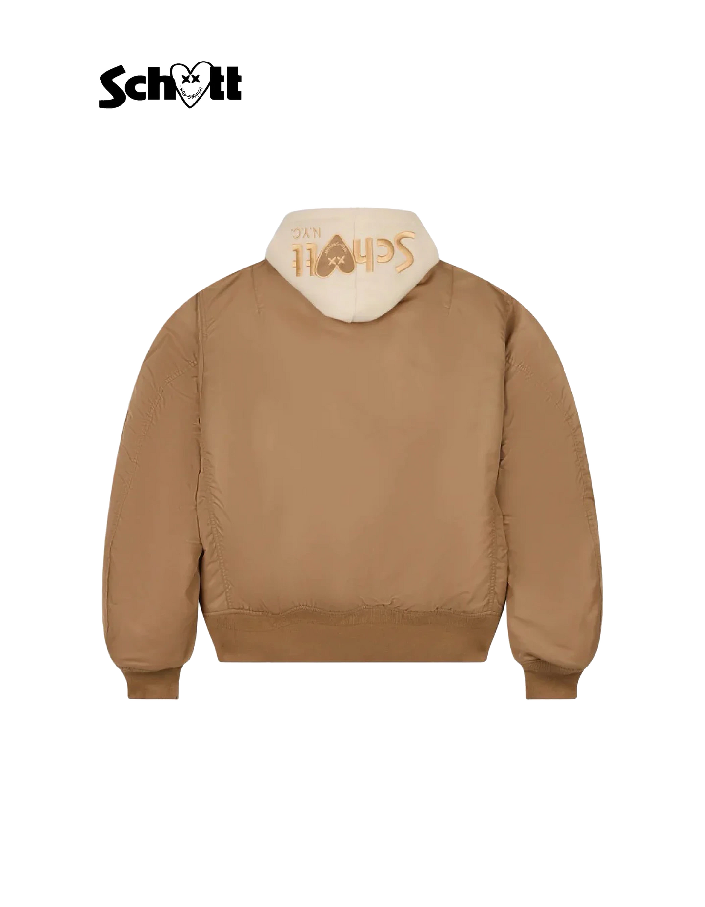 Schott NYC® X Eleven Paris gemischter Beige gemischter Bomber