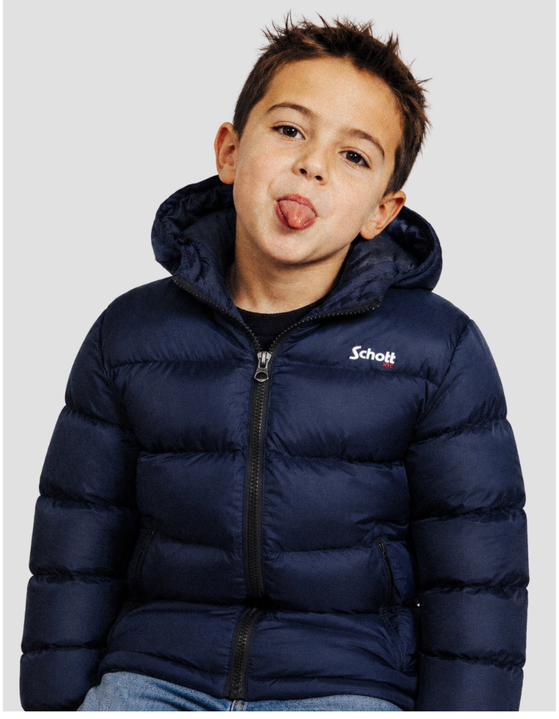 Giacca blu navy per bambini-1