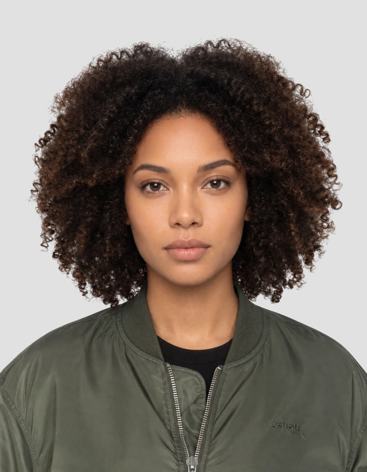 Bomber type MA-1 vert long, coupe oversize