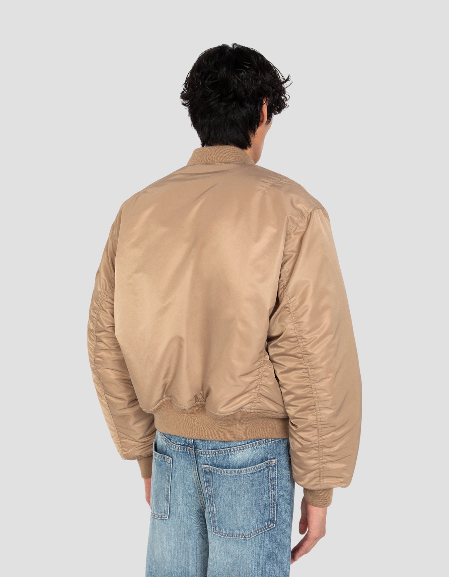 Bomber MA-1 90's désert en nylon recyclé, coupe oversize