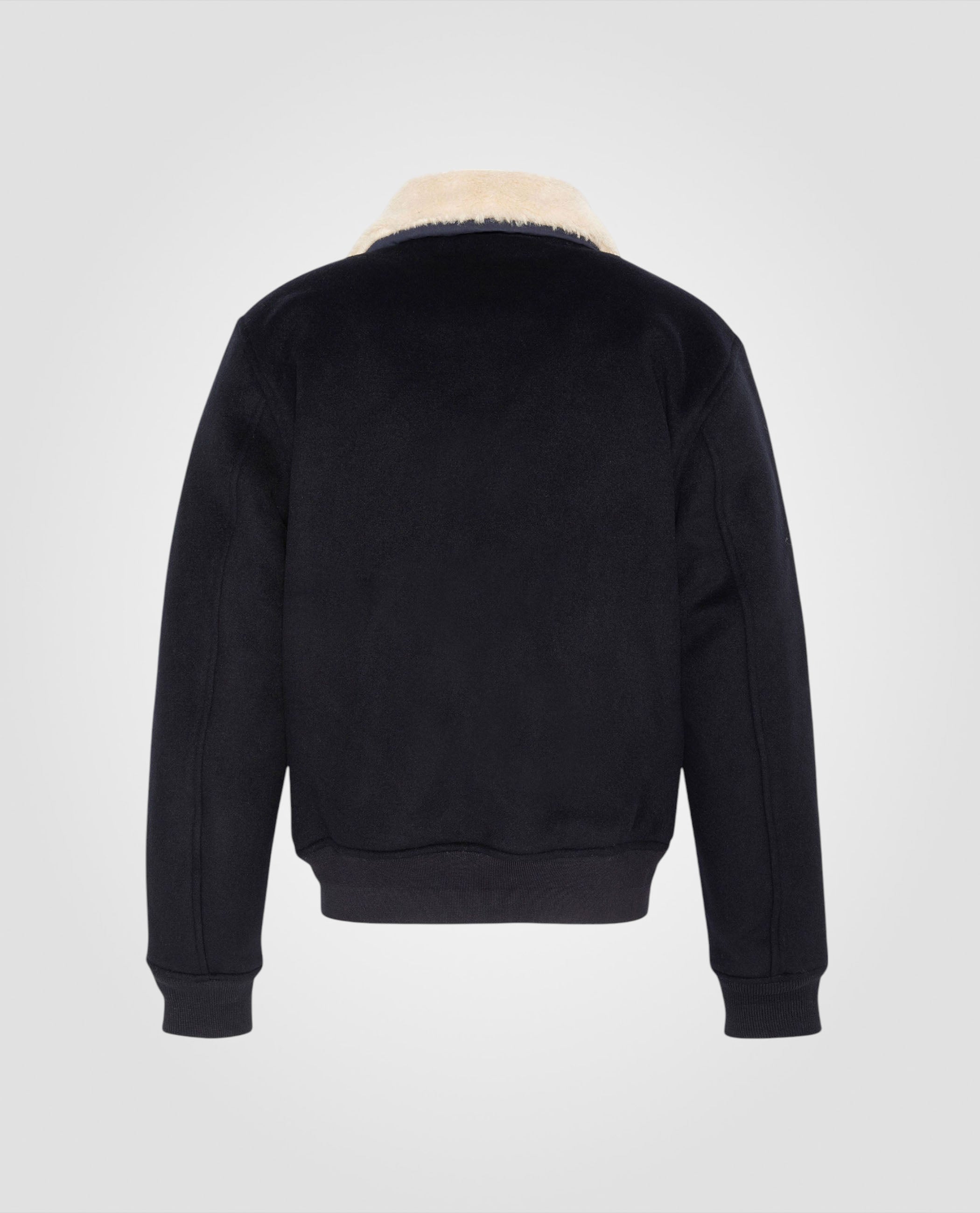 Marineblaue Pilotjacke gemischt-8