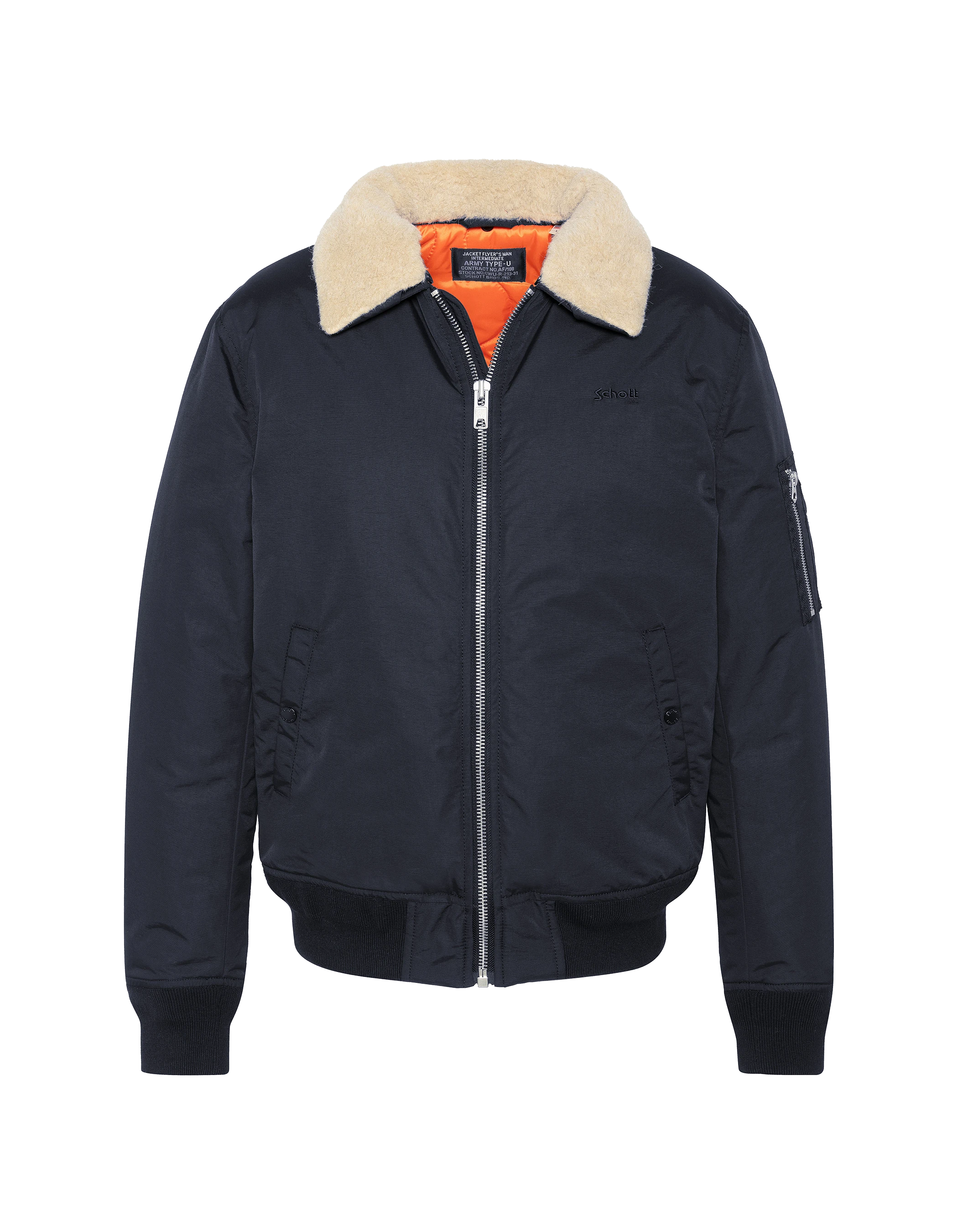 Giacca dell'esercito blu e beige-2