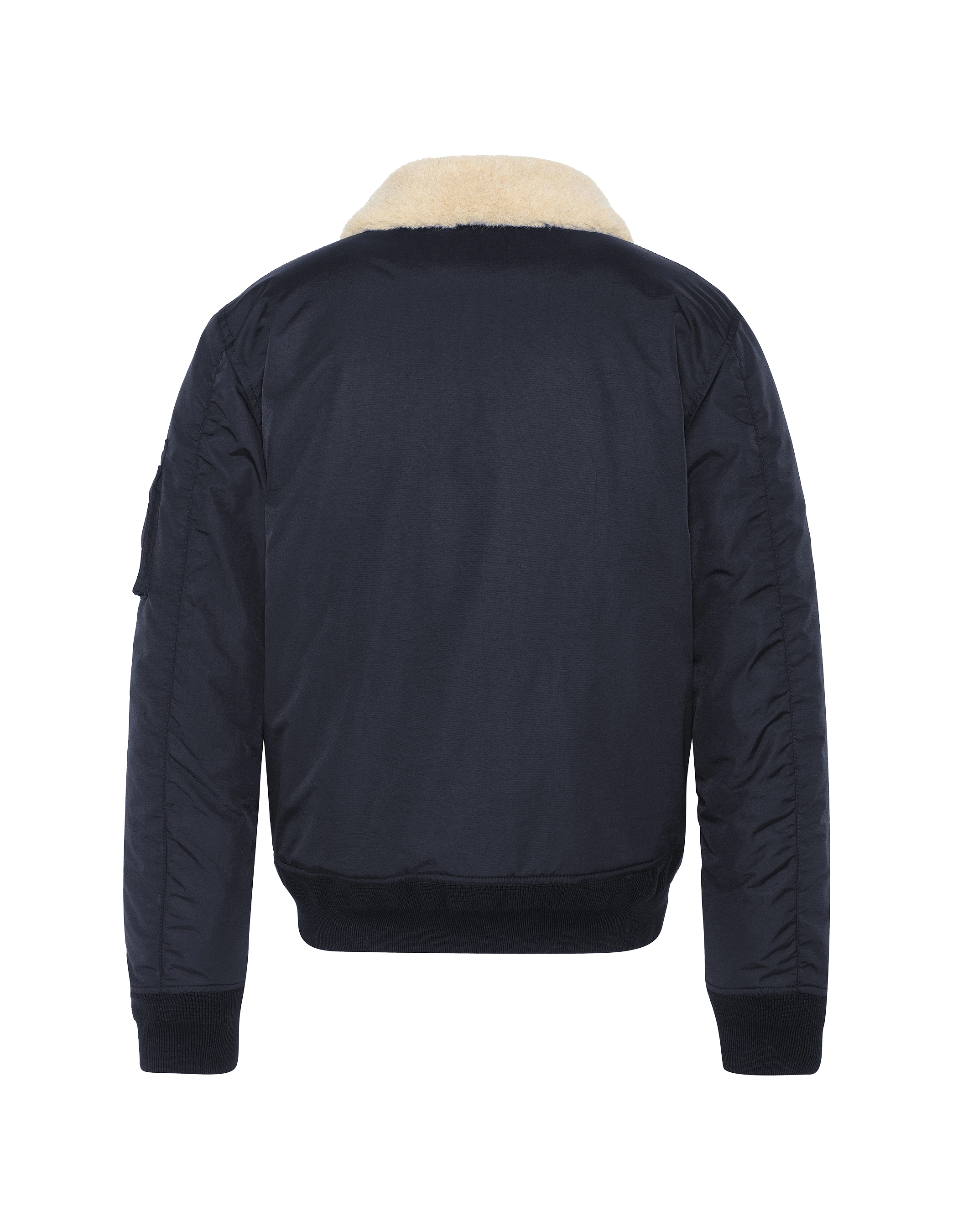 Giacca dell'esercito blu e beige-10