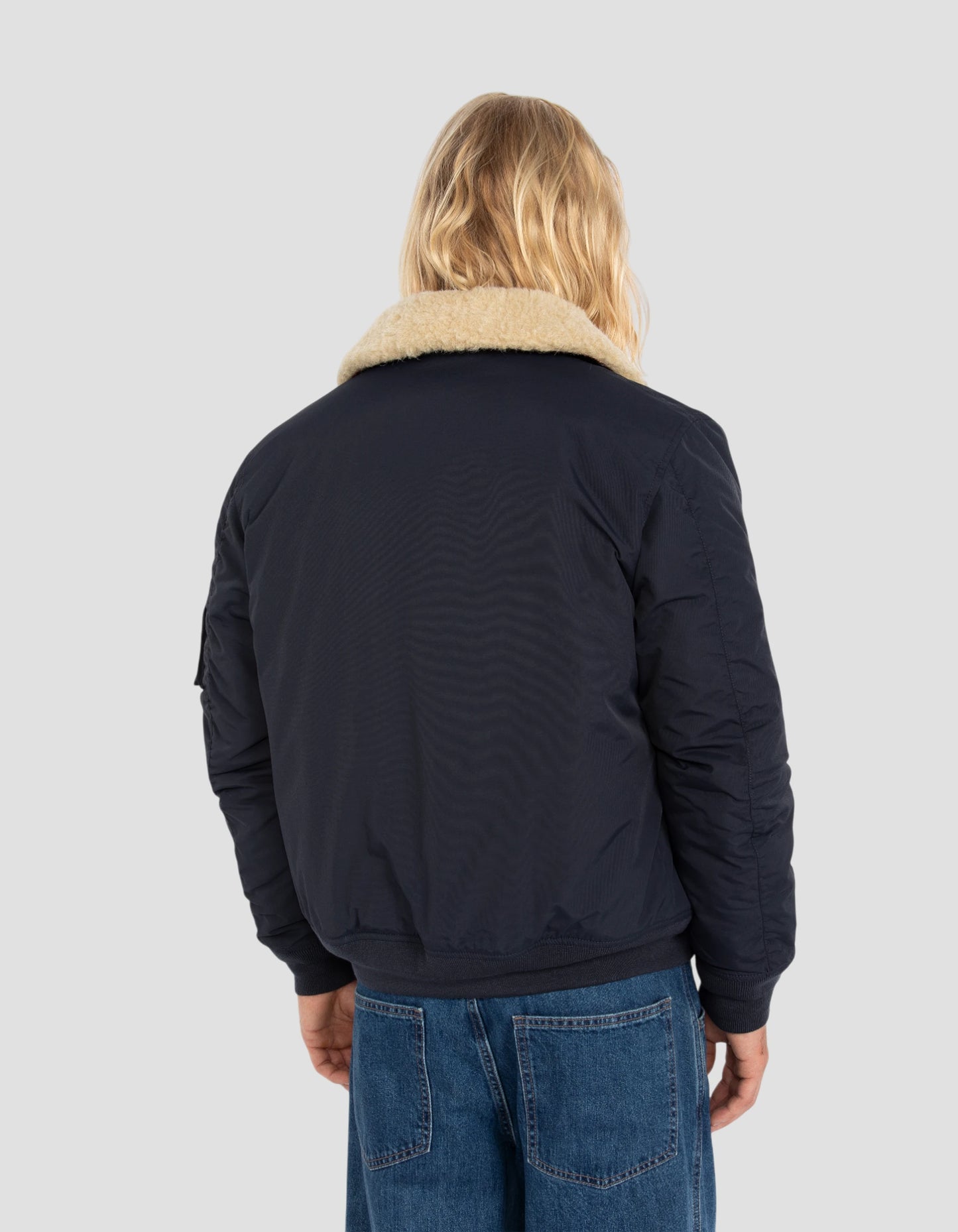 Giacca dell'esercito blu e beige