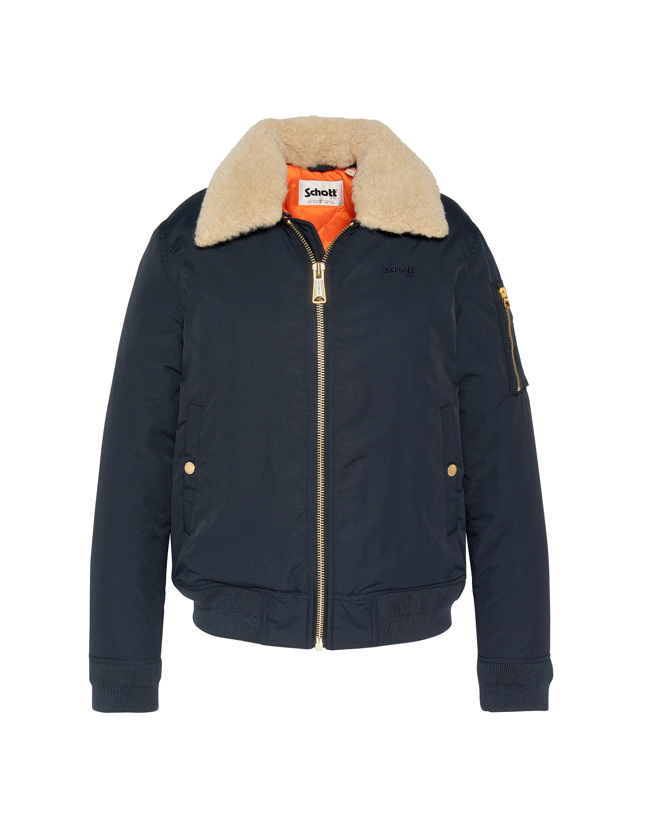 Armee Typ B-15 Marineblau und beige Jacke-1