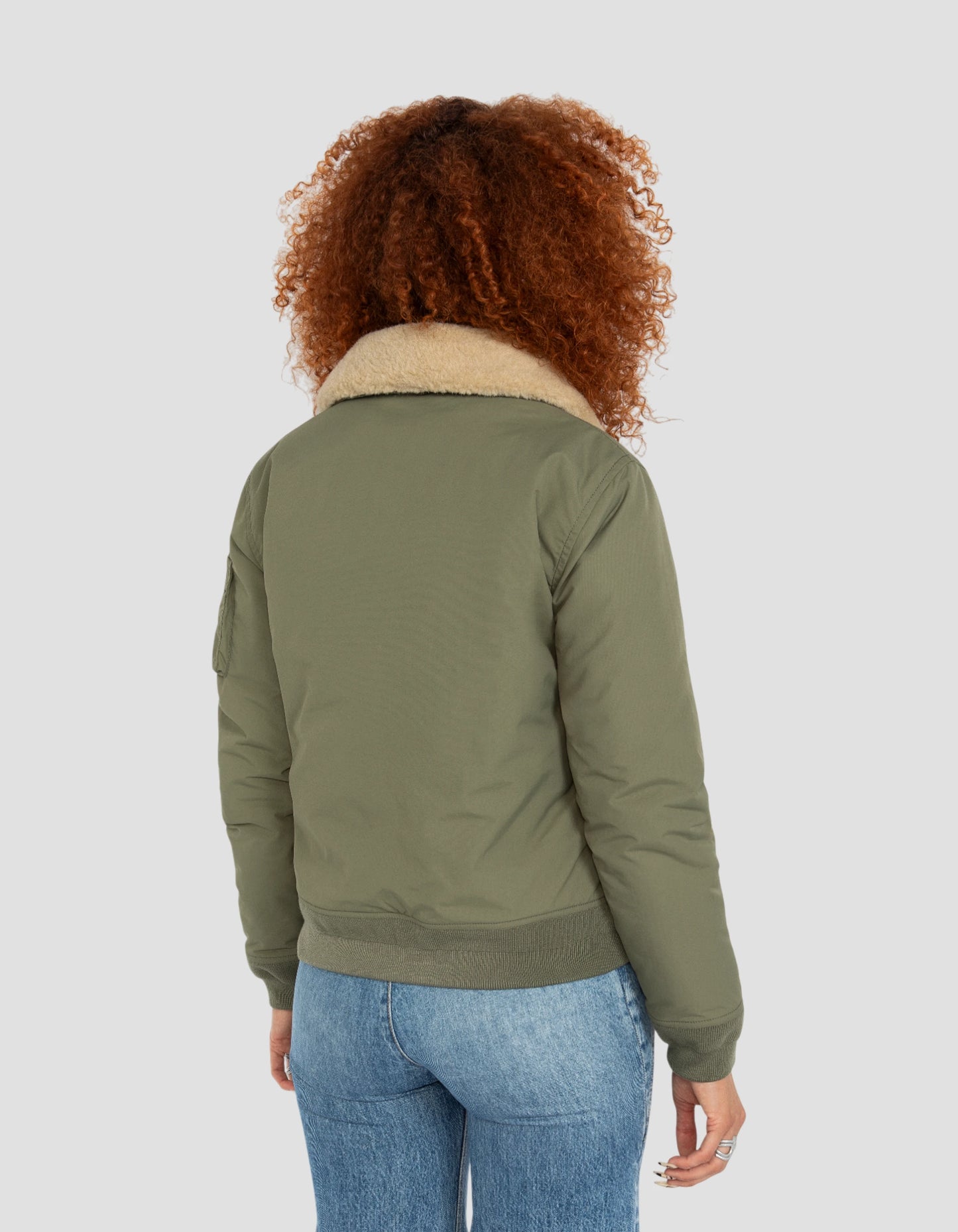 Giacca B-15 tipo B-15 saggio e beige