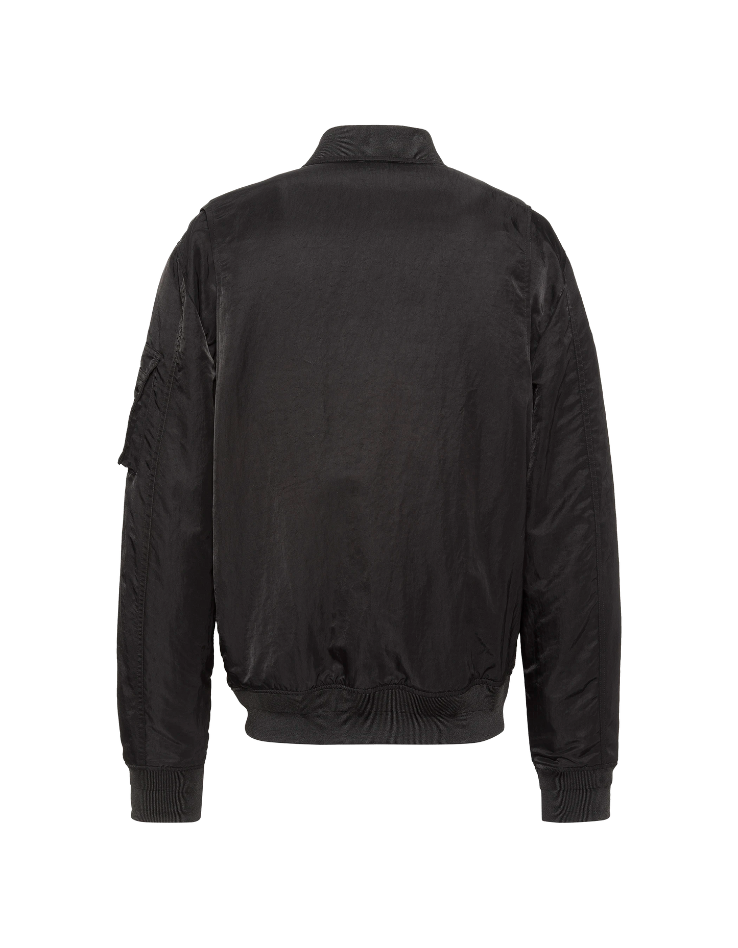 Bomber noir léger déperlant effet froissé