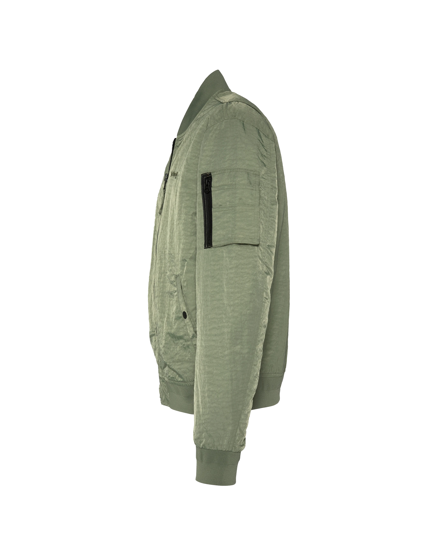 Bomber sage kaki léger déperlant effet froissé