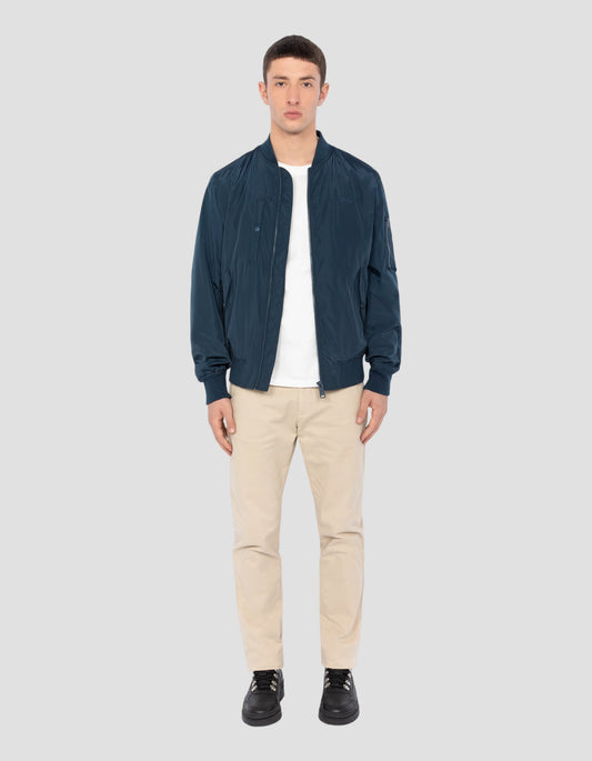 Bomber MA-1 léger bleu océan