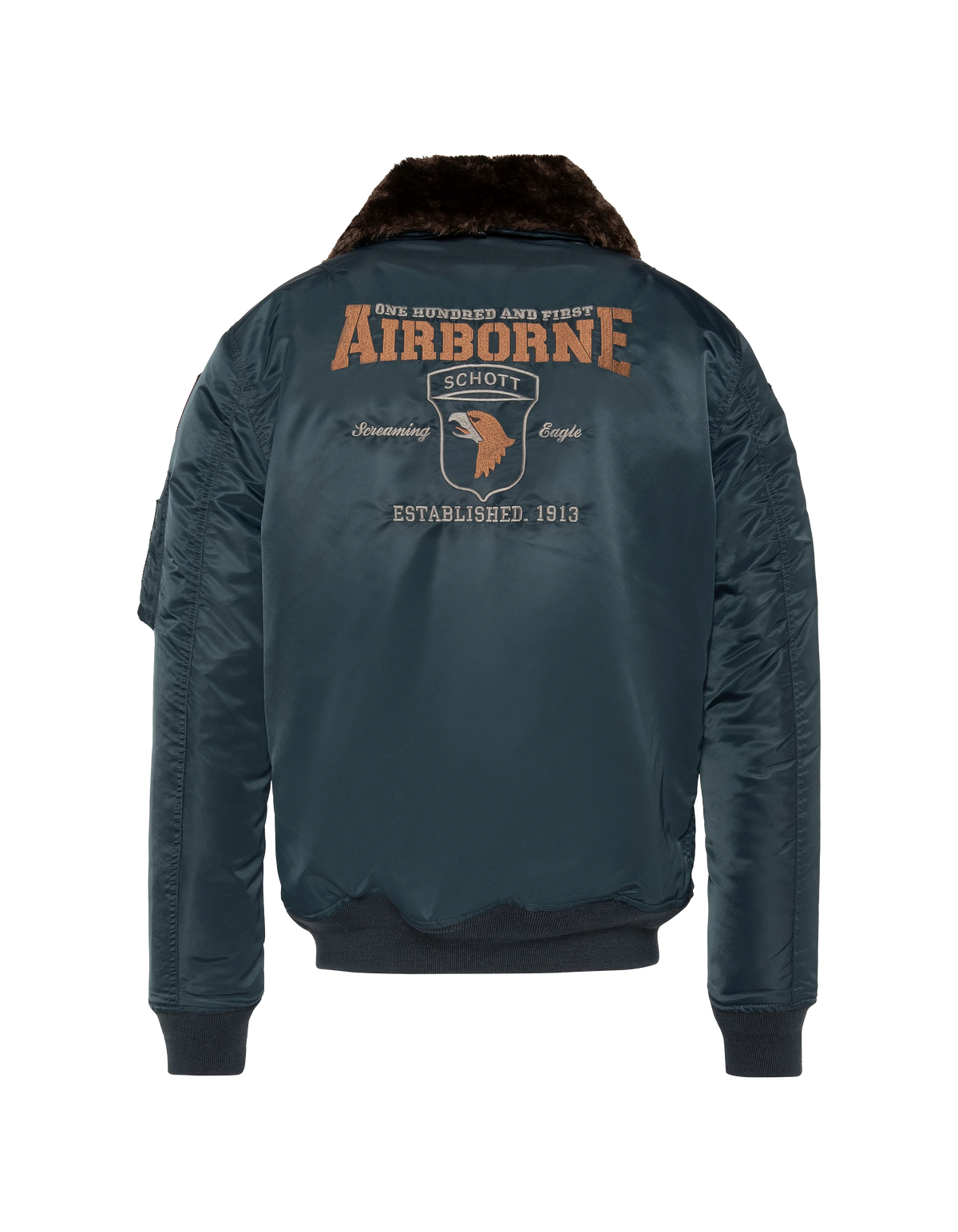 flight jacket patched navy blue-2