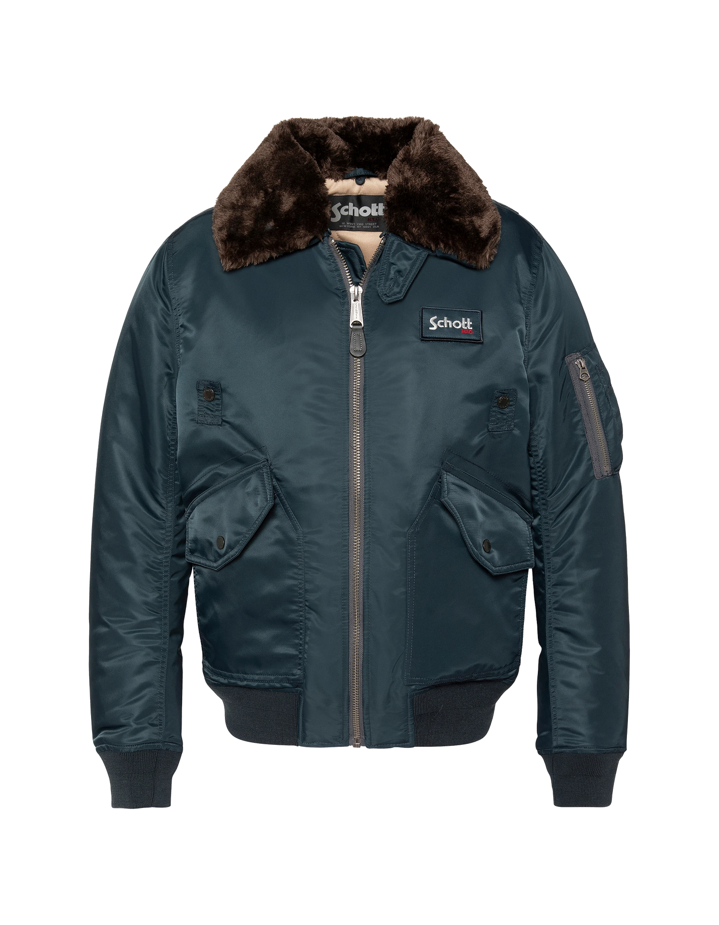 flight jacket navy blue