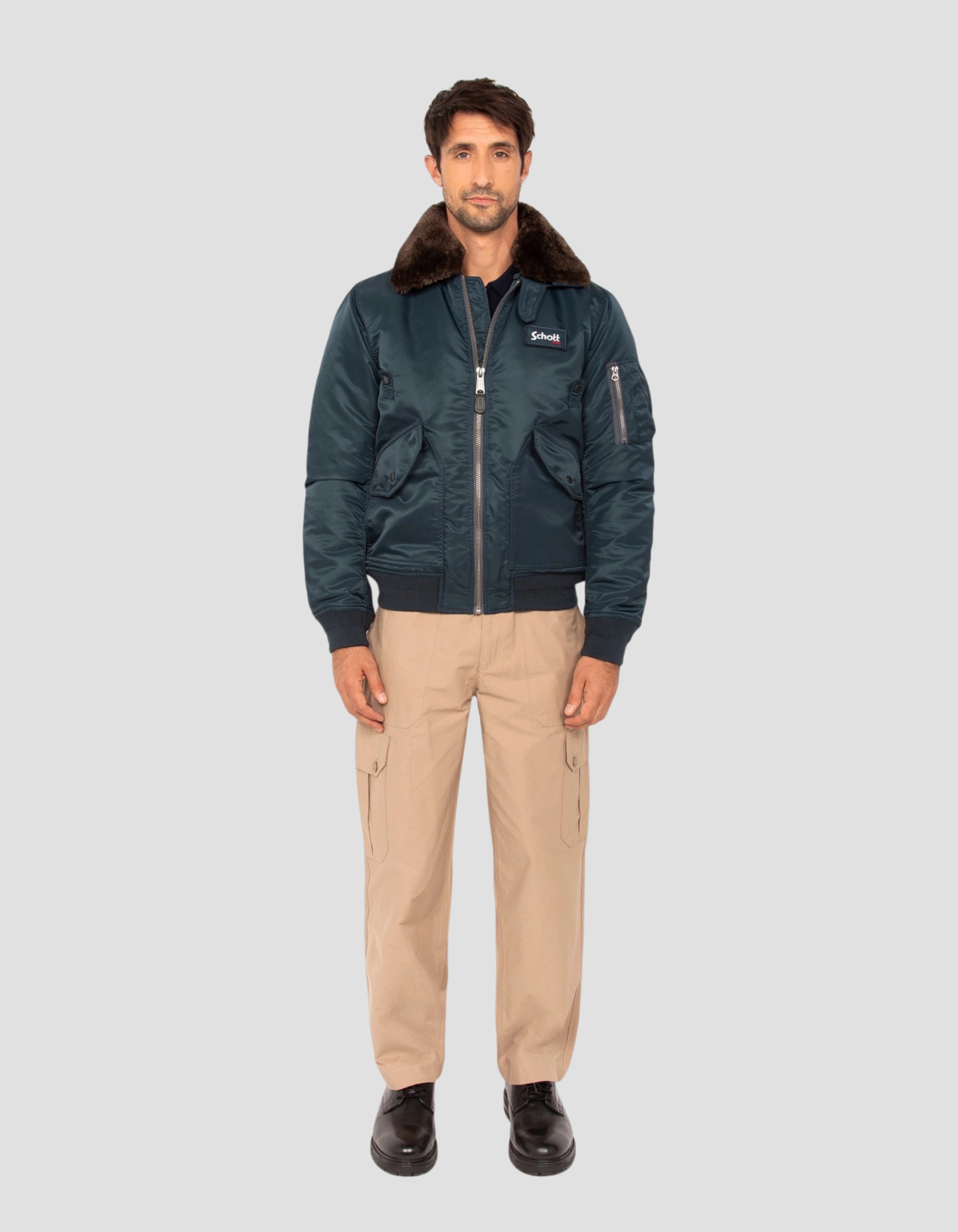 flight jacket navy blue-1