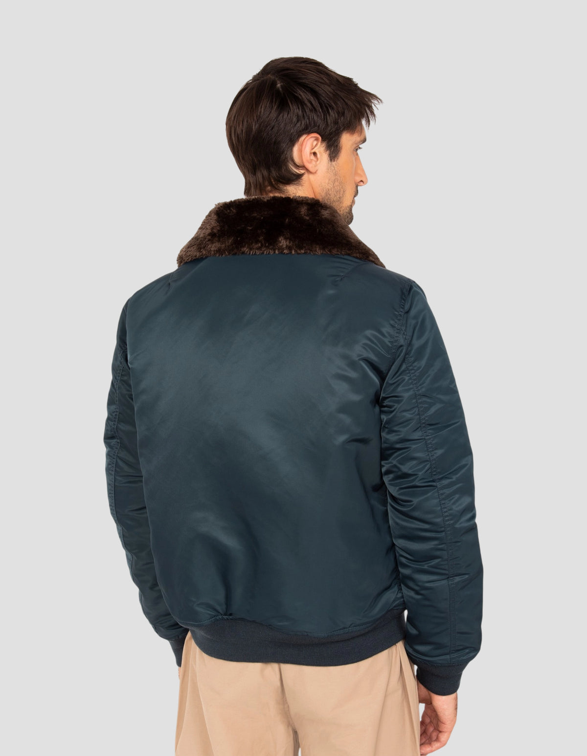 flight jacket navy blue