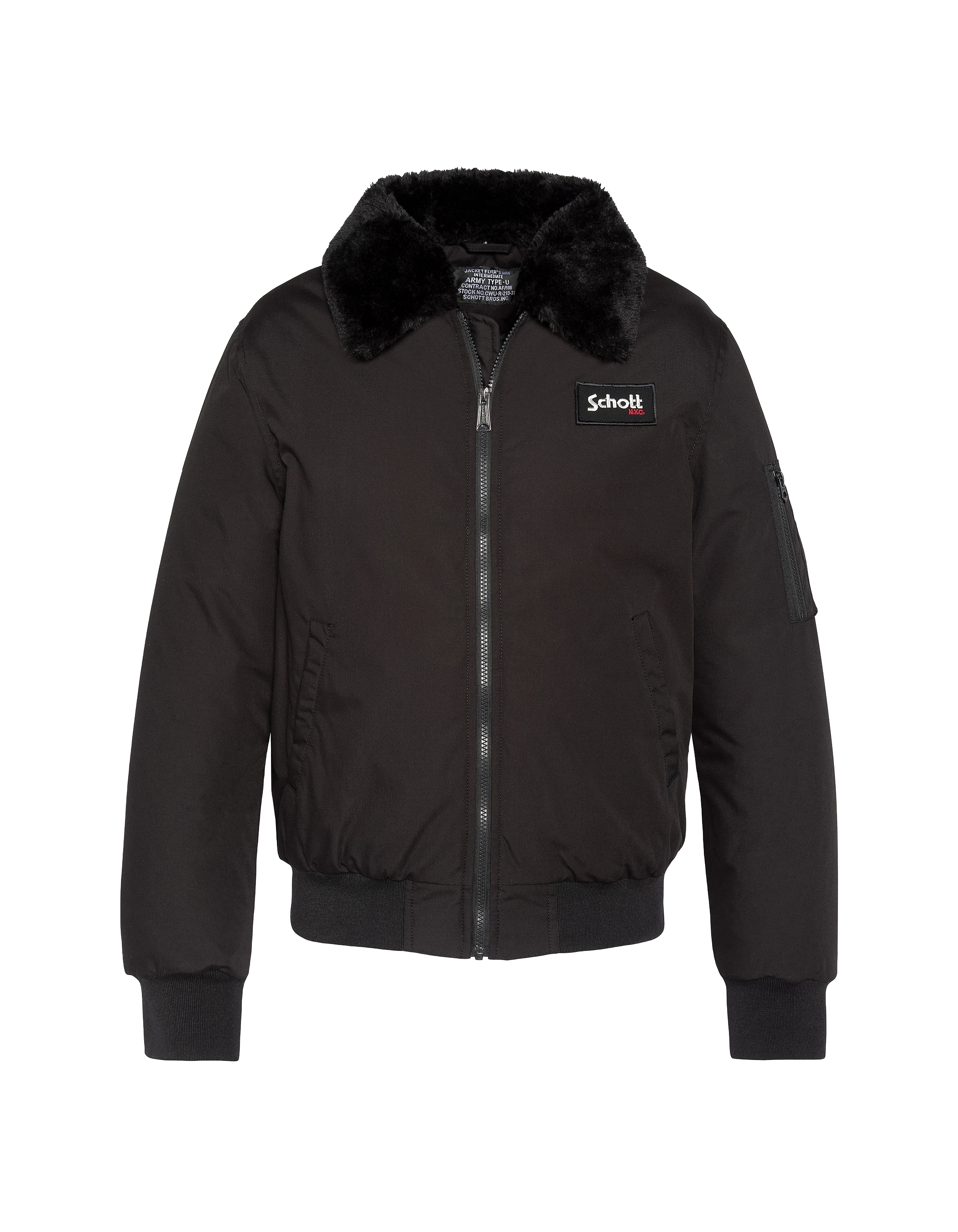 flight jacket black child-2