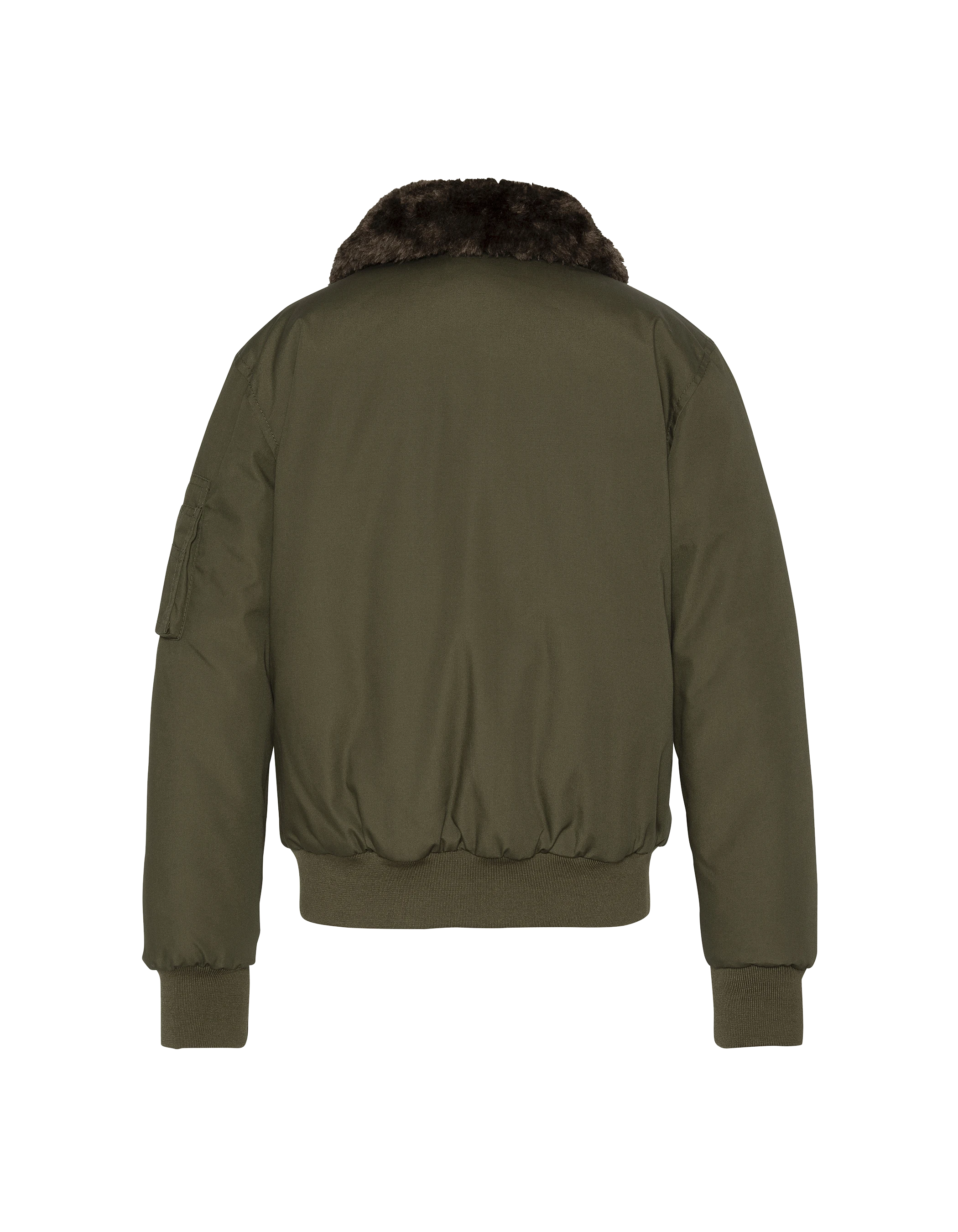 Chaqueta piloto de color caqui-2