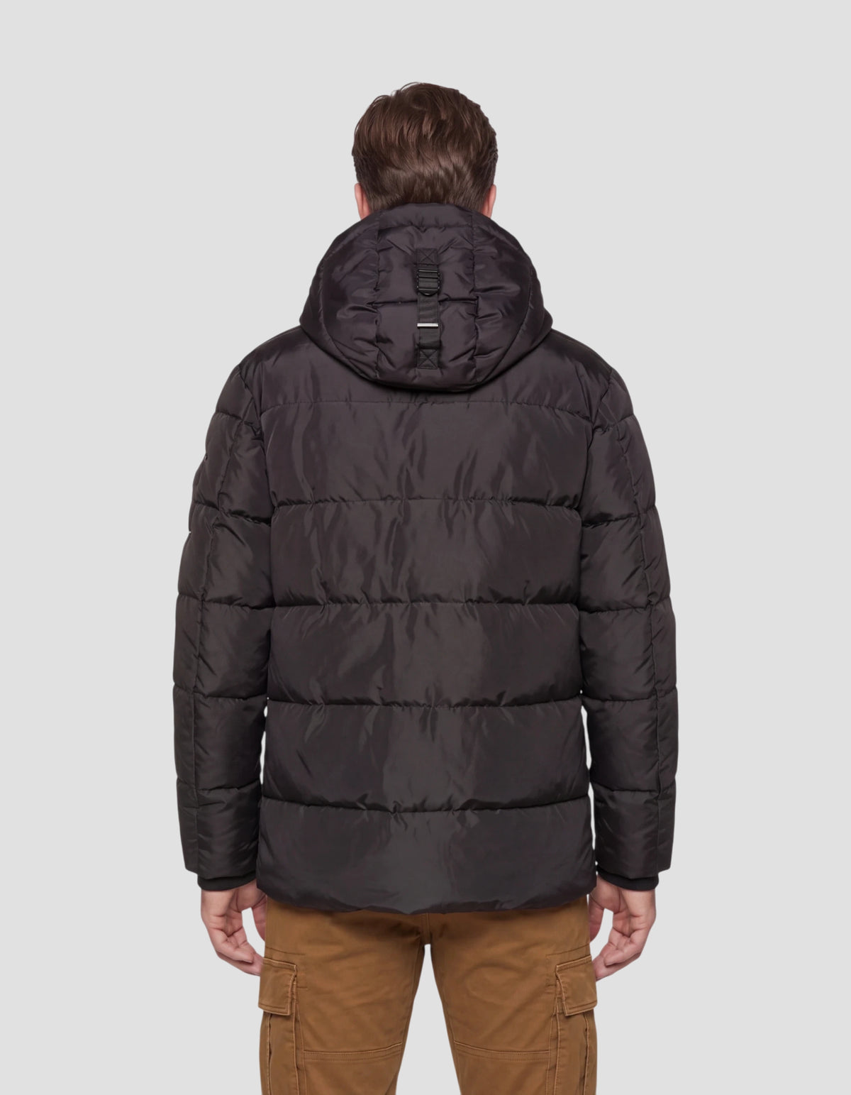 Parka à capuche noire