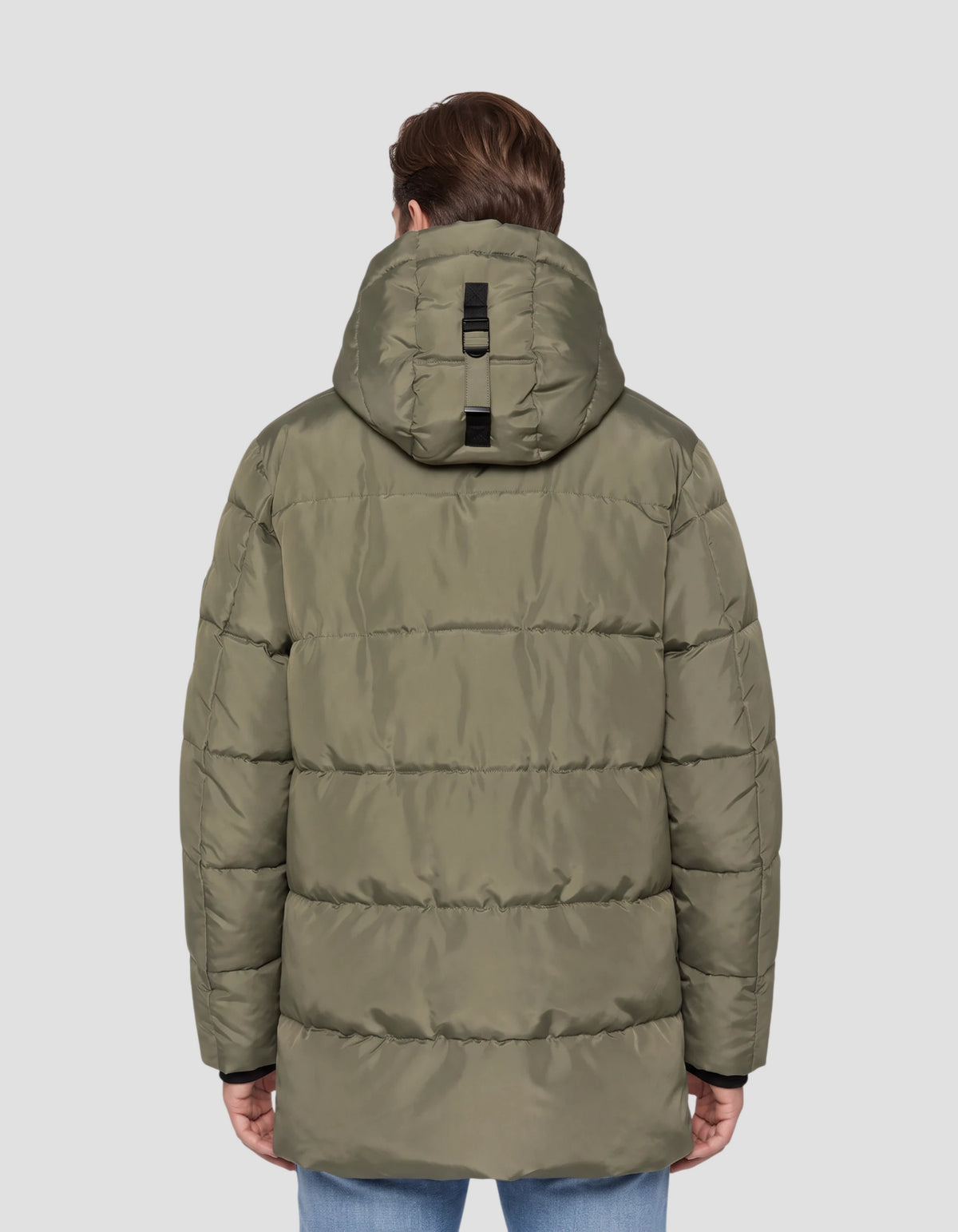 Parka à capuche sage kaki-4
