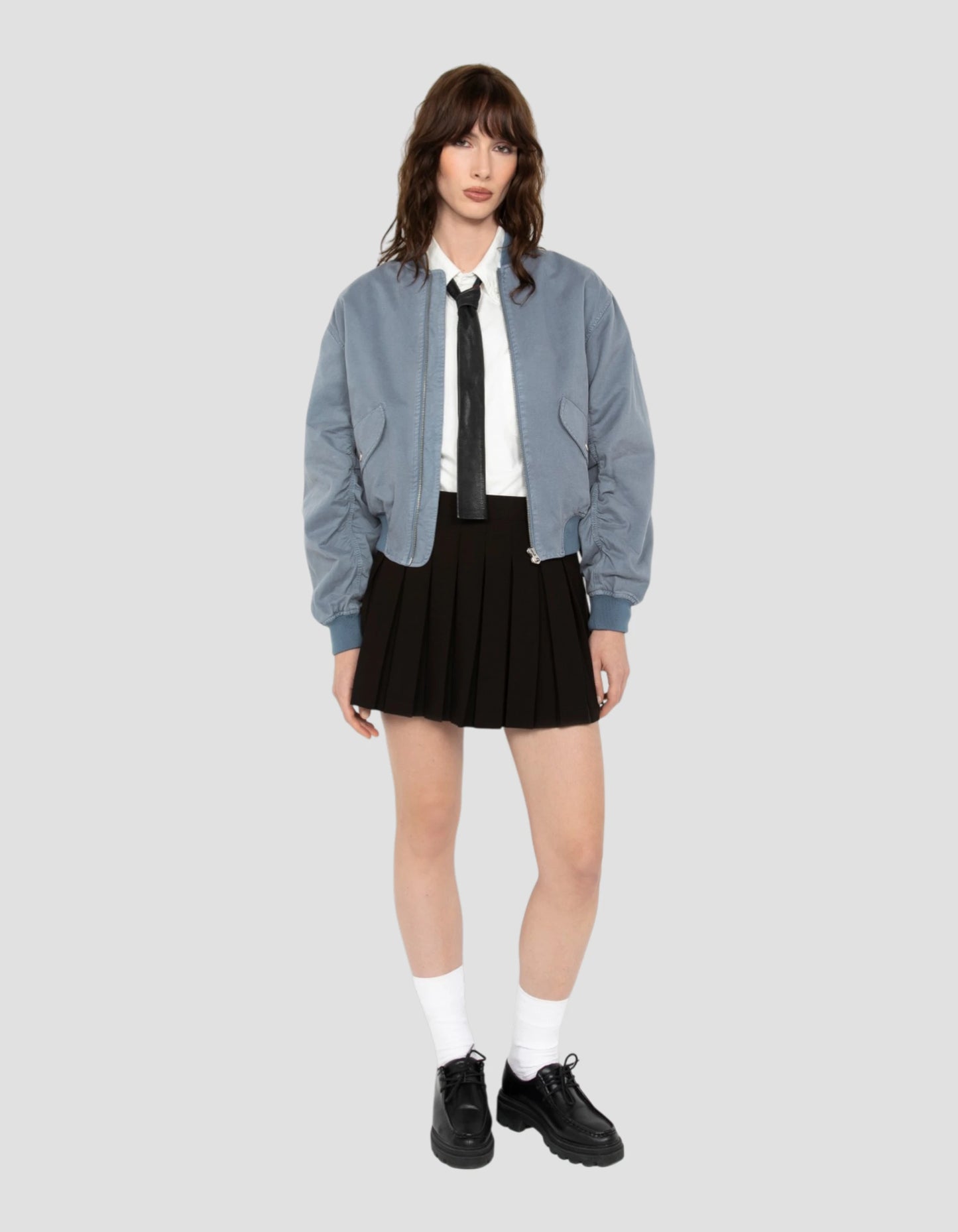 Bomber surteint bleu type MA-1