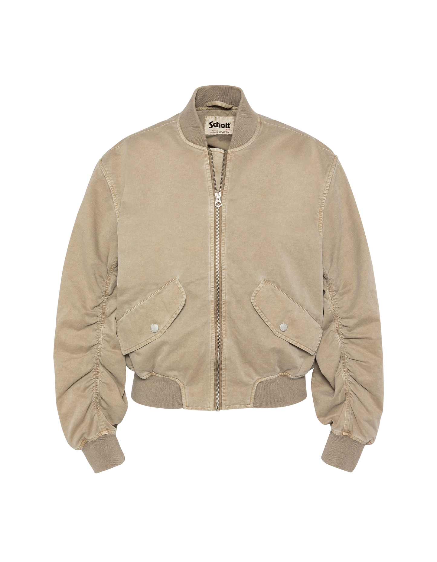 Bomber surteint taupe type MA-1
