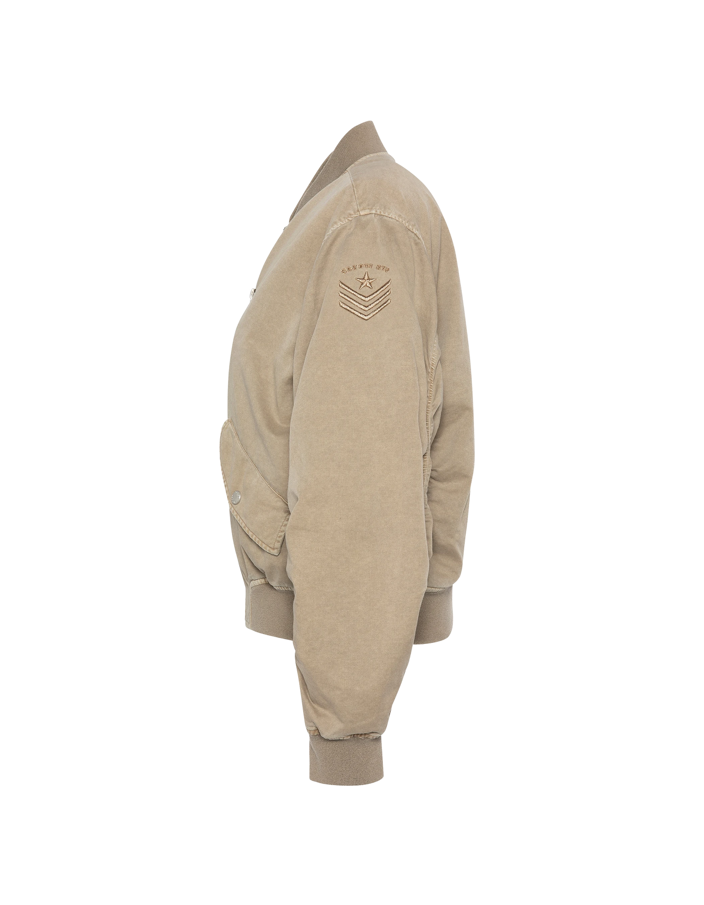 Bomber surteint taupe type MA-1