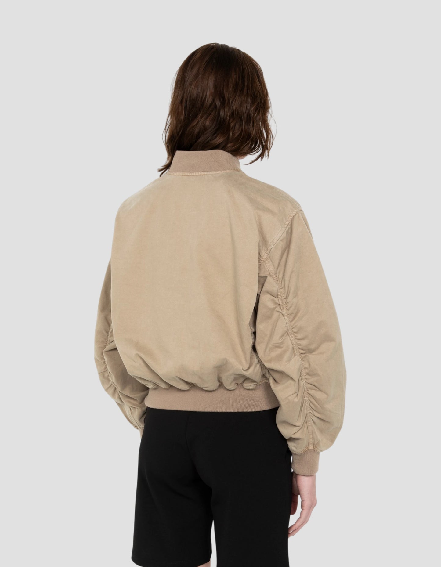 Bomber surteint taupe type MA-1