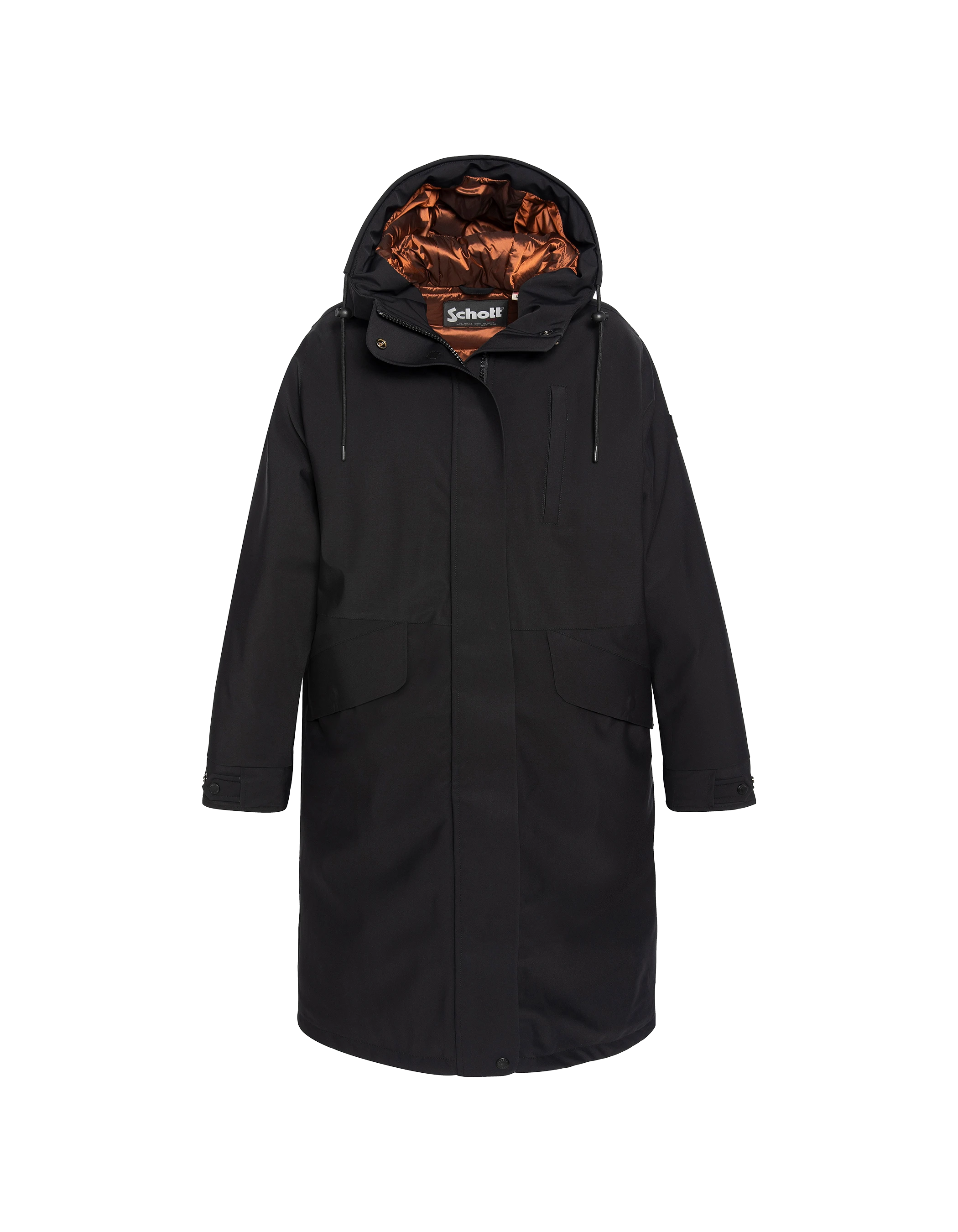 Multipoche nere con cappuccio-2