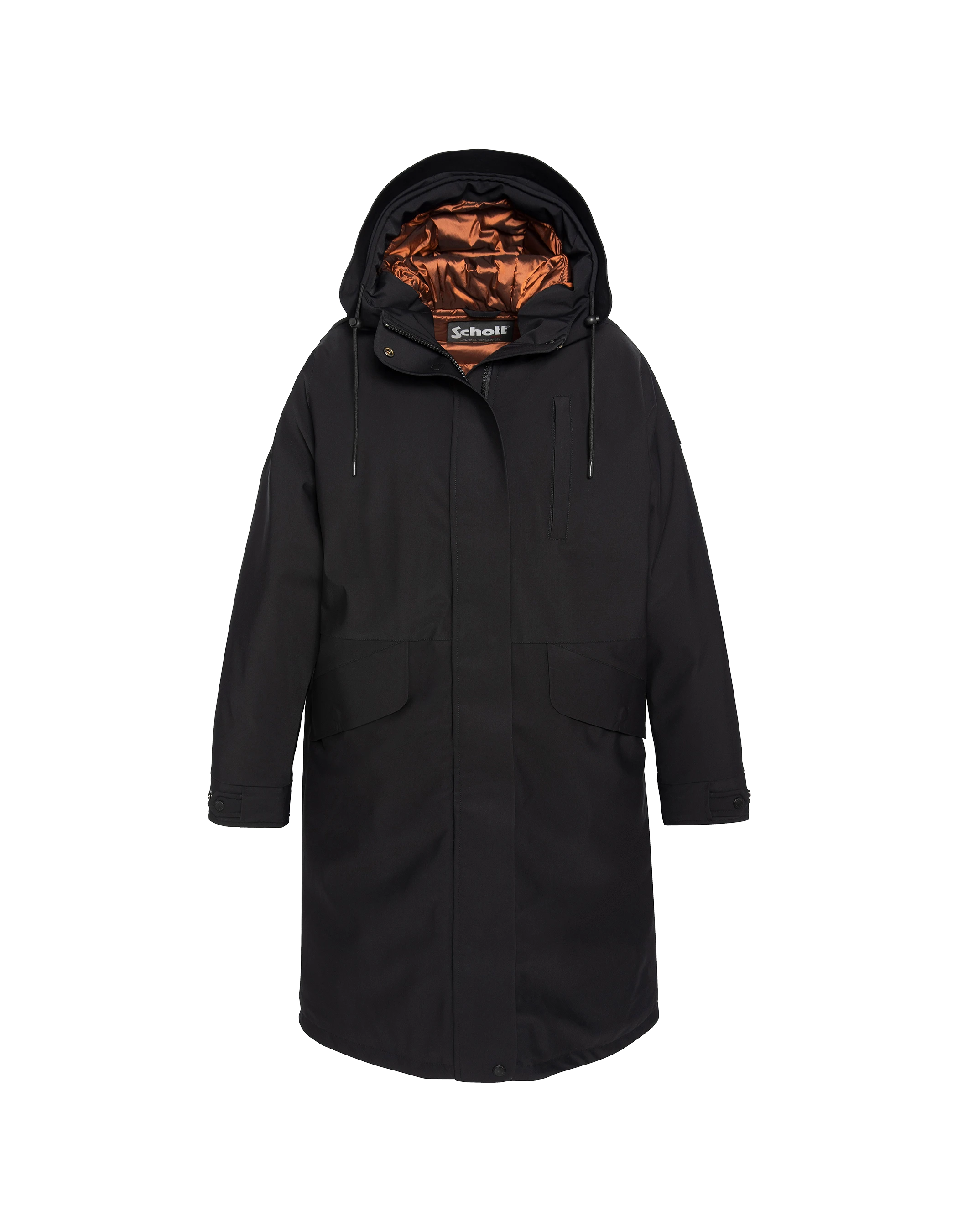 Multipoche nere con cappuccio-7