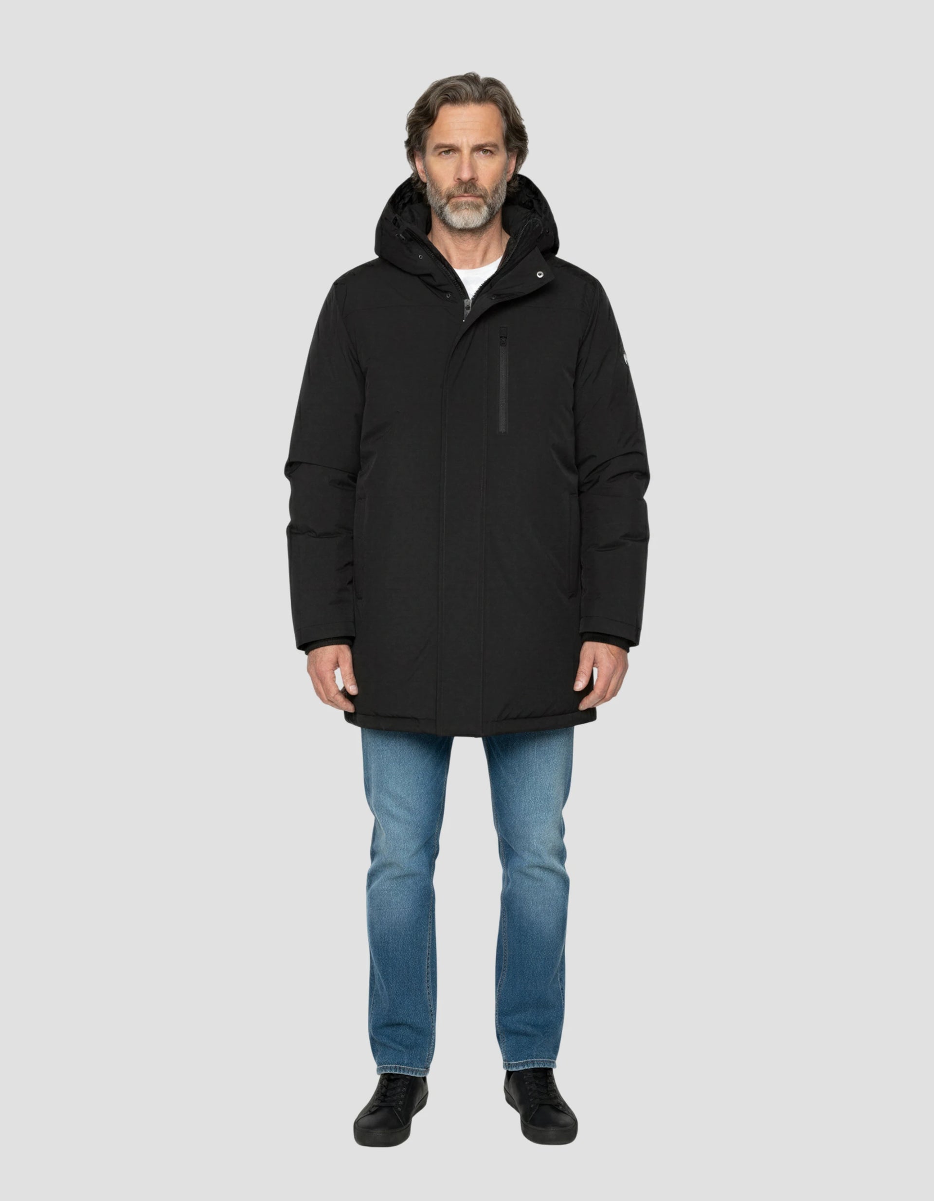 Black hooded parka - Atlanta | Schott NYC®