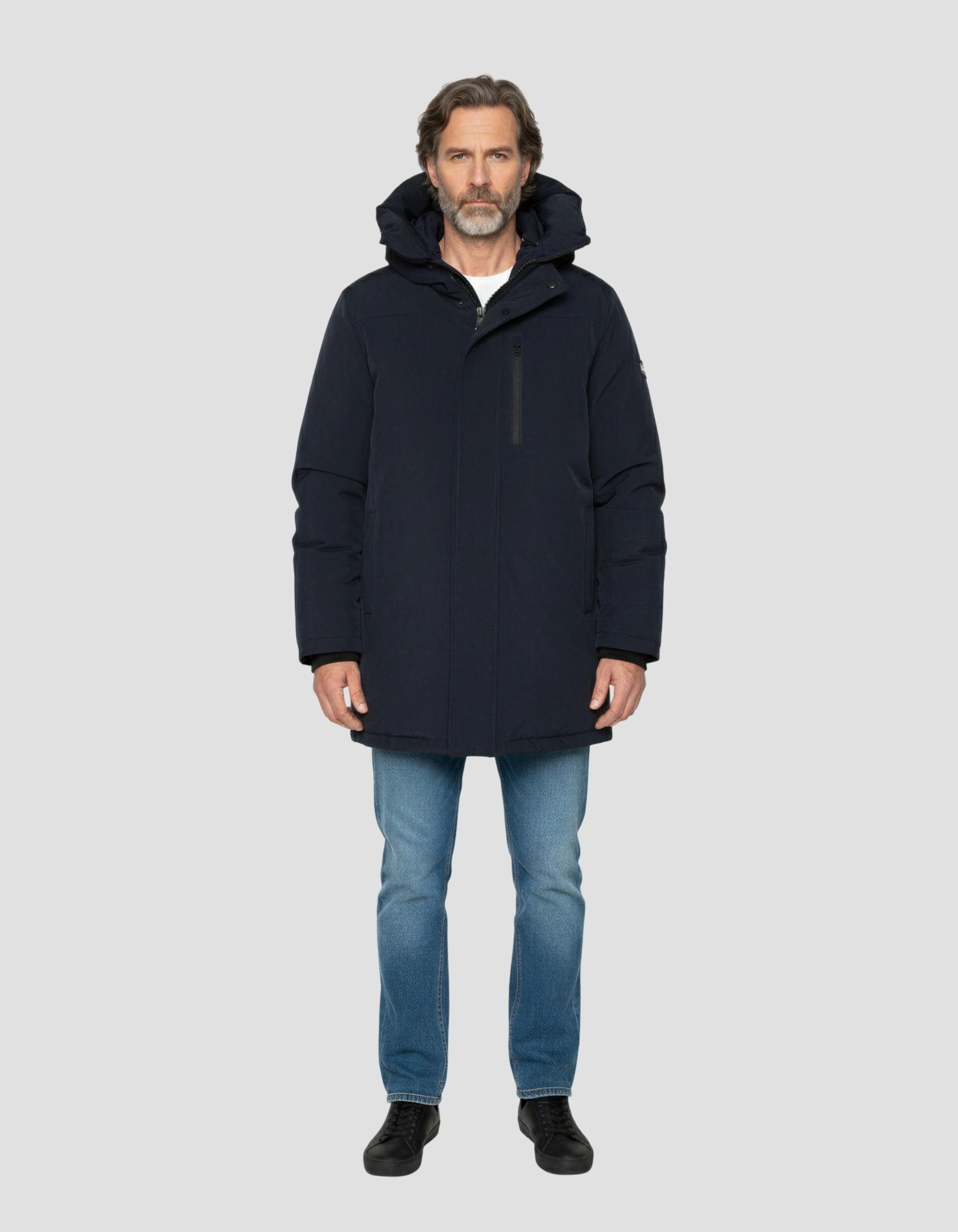 Marine Blue Parka-1
