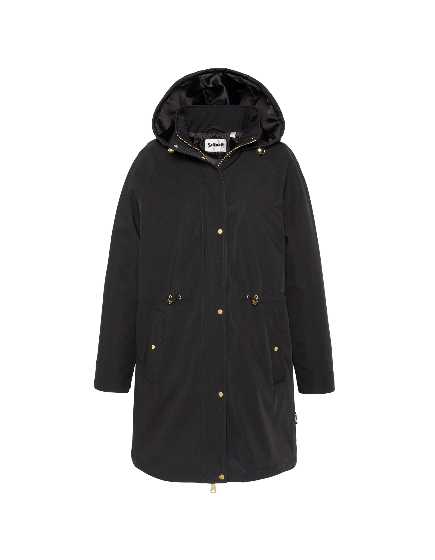 Multipoche nere con cappuccio