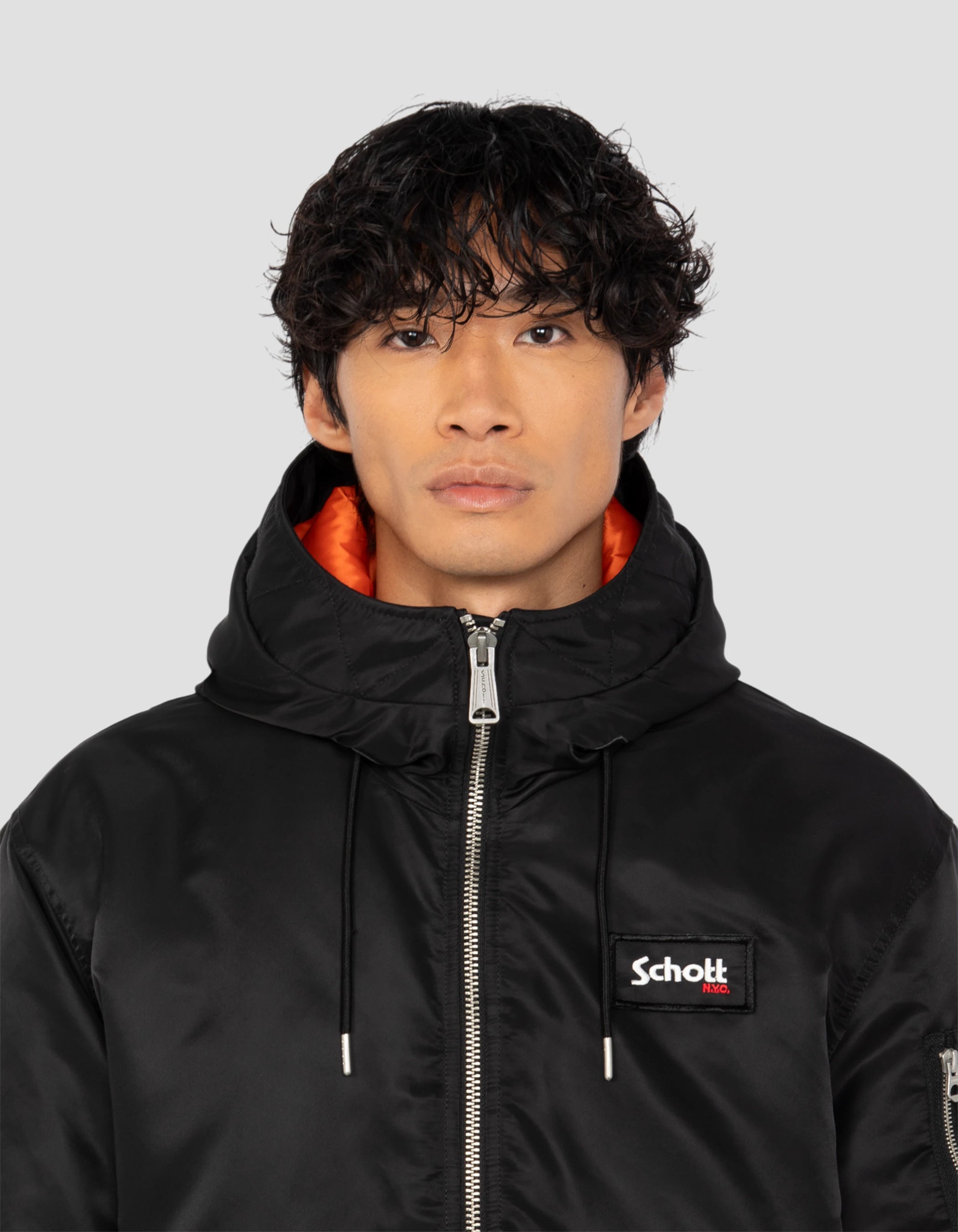 Schott NYC 中綿フライトジャケット N2B ファー取り外し可 L 40 Schott