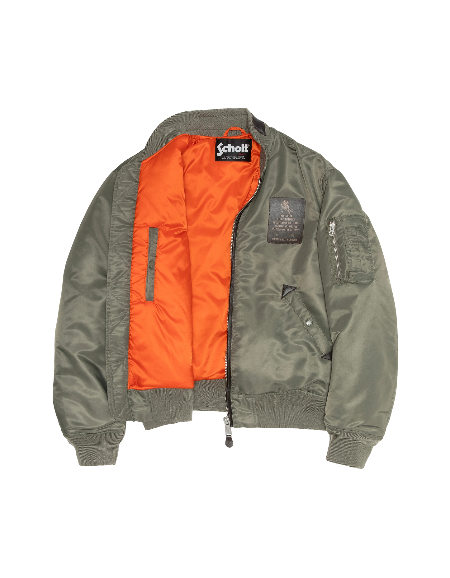 Bomber Typ MA-1 Sage Khaki, limitierte Auflage