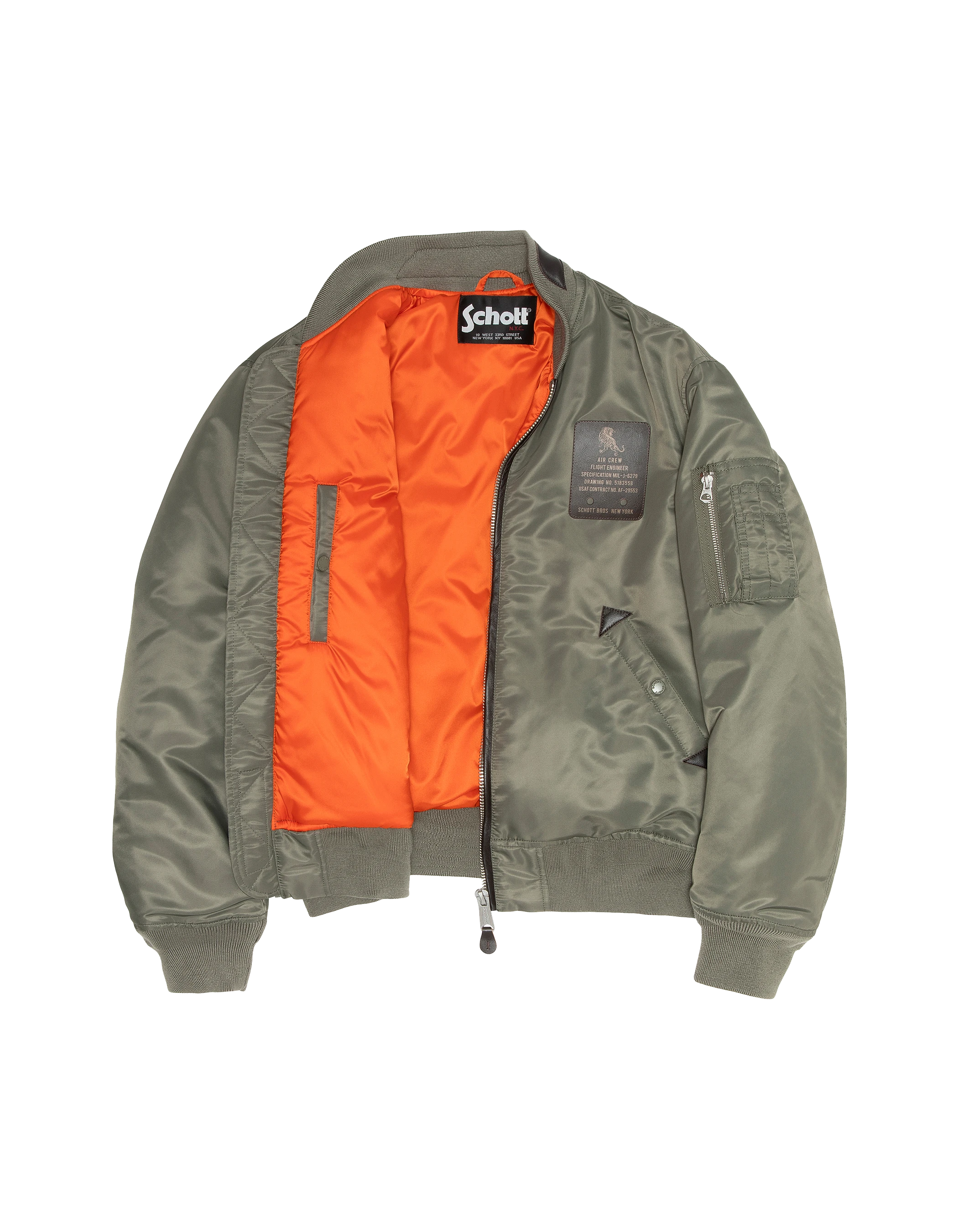 Bomber Typ MA-1 Sage Khaki, limitierte Auflage-7