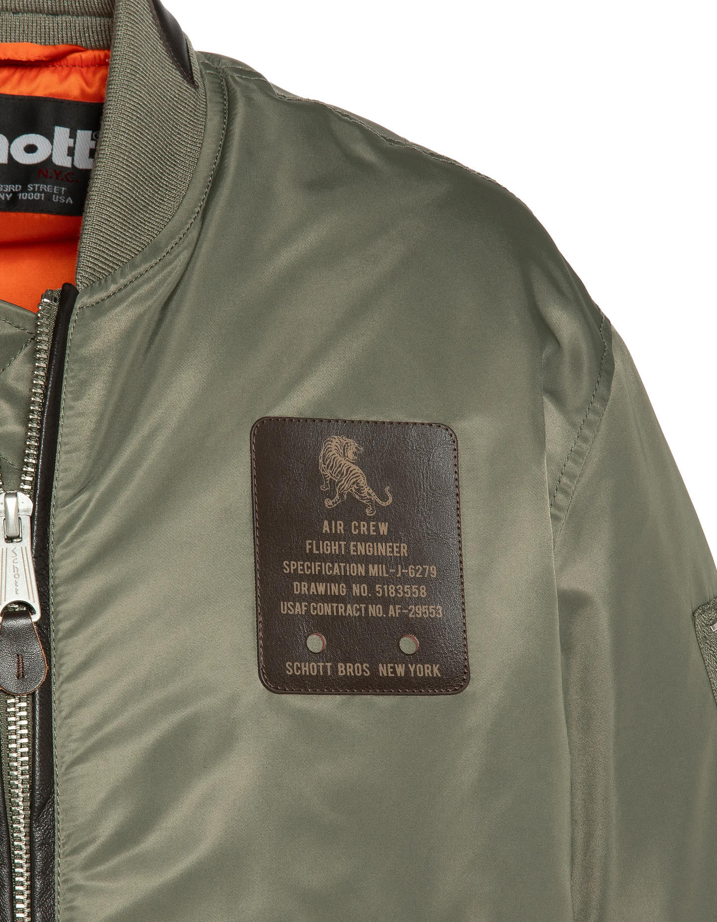 Bomber Typ MA-1 Sage Khaki, limitierte Auflage