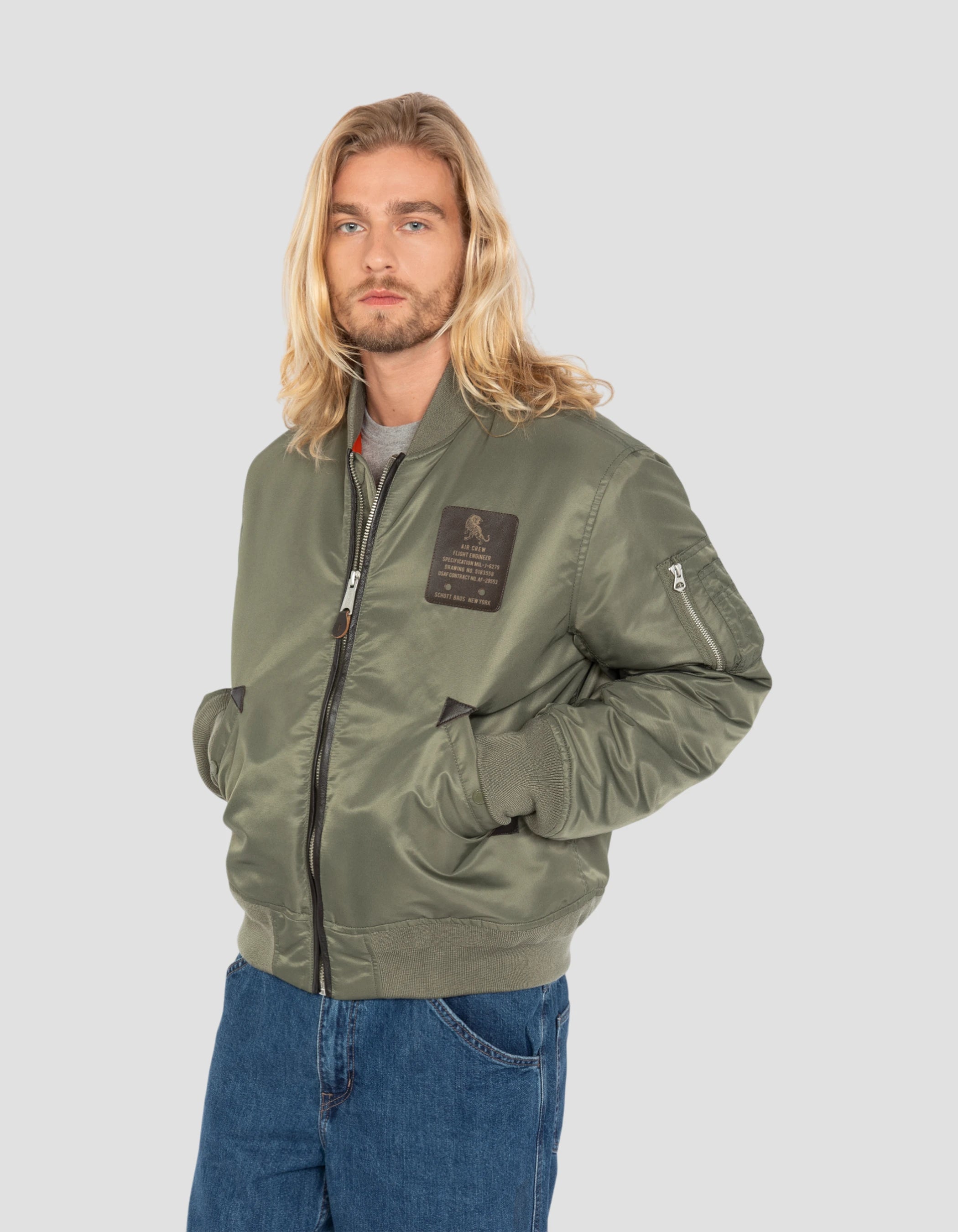 Bomber Typ MA-1 Sage Khaki, limitierte Auflage-3