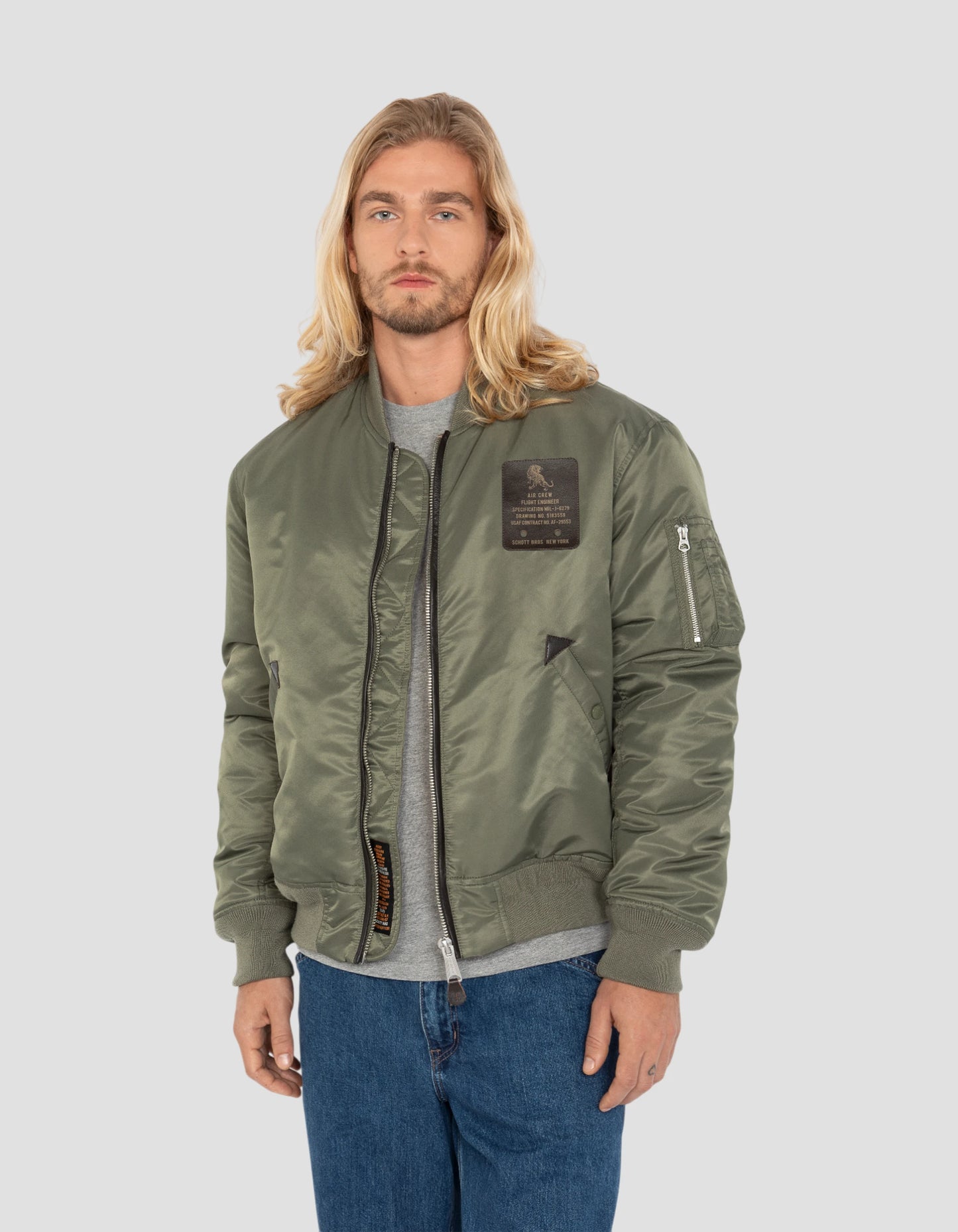 Bomber Typ MA-1 Sage Khaki, limitierte Auflage