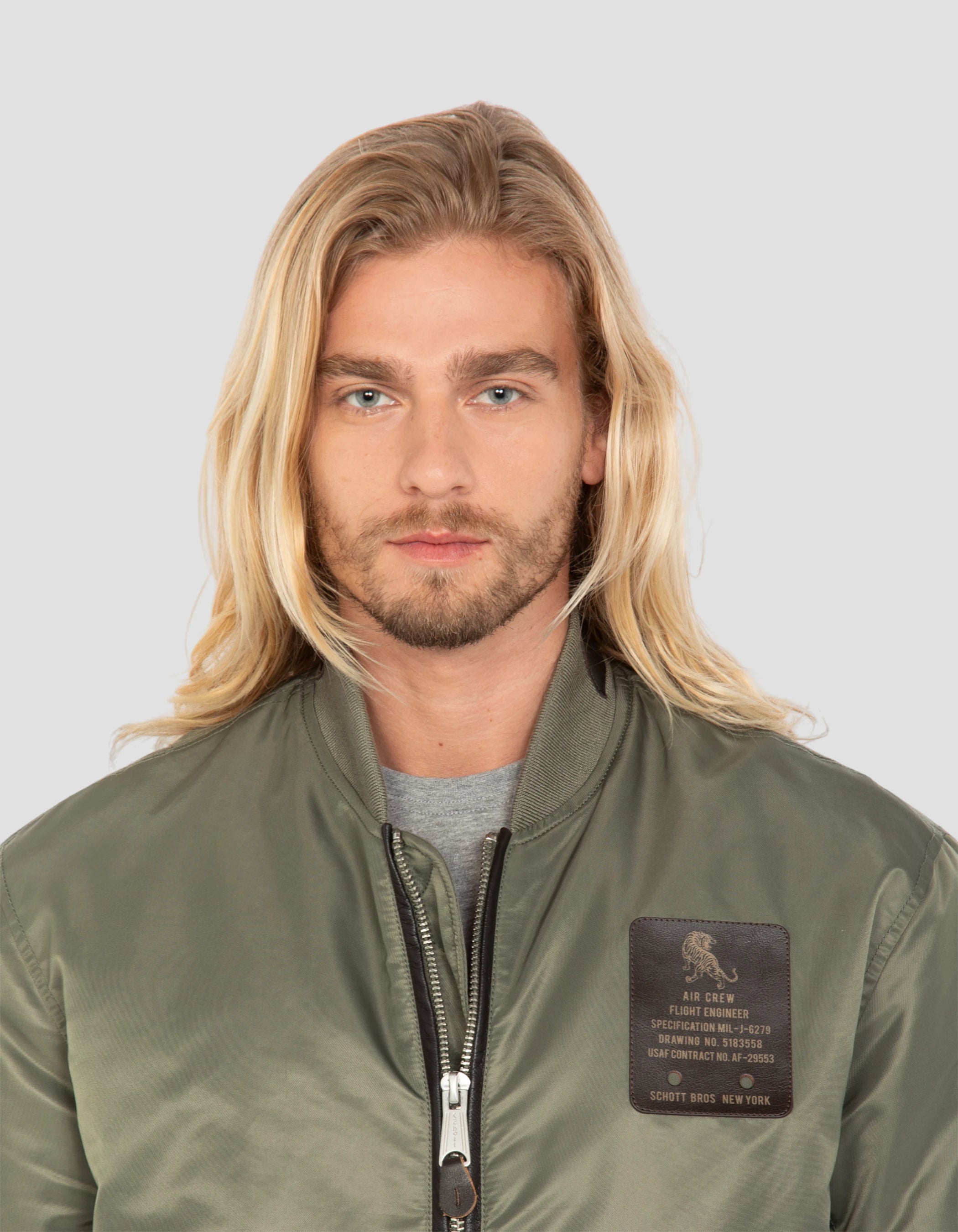 Bomber Typ MA-1 Sage Khaki, limitierte Auflage-5