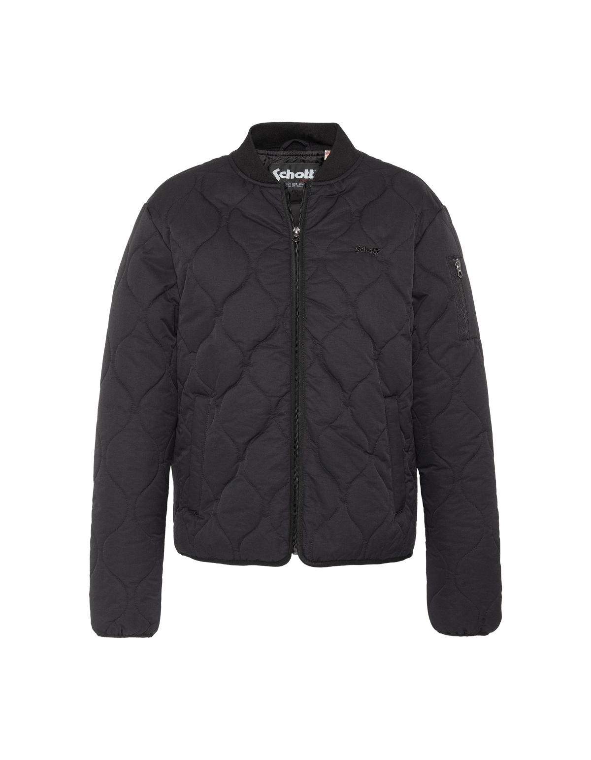 Blouson army quilté noir