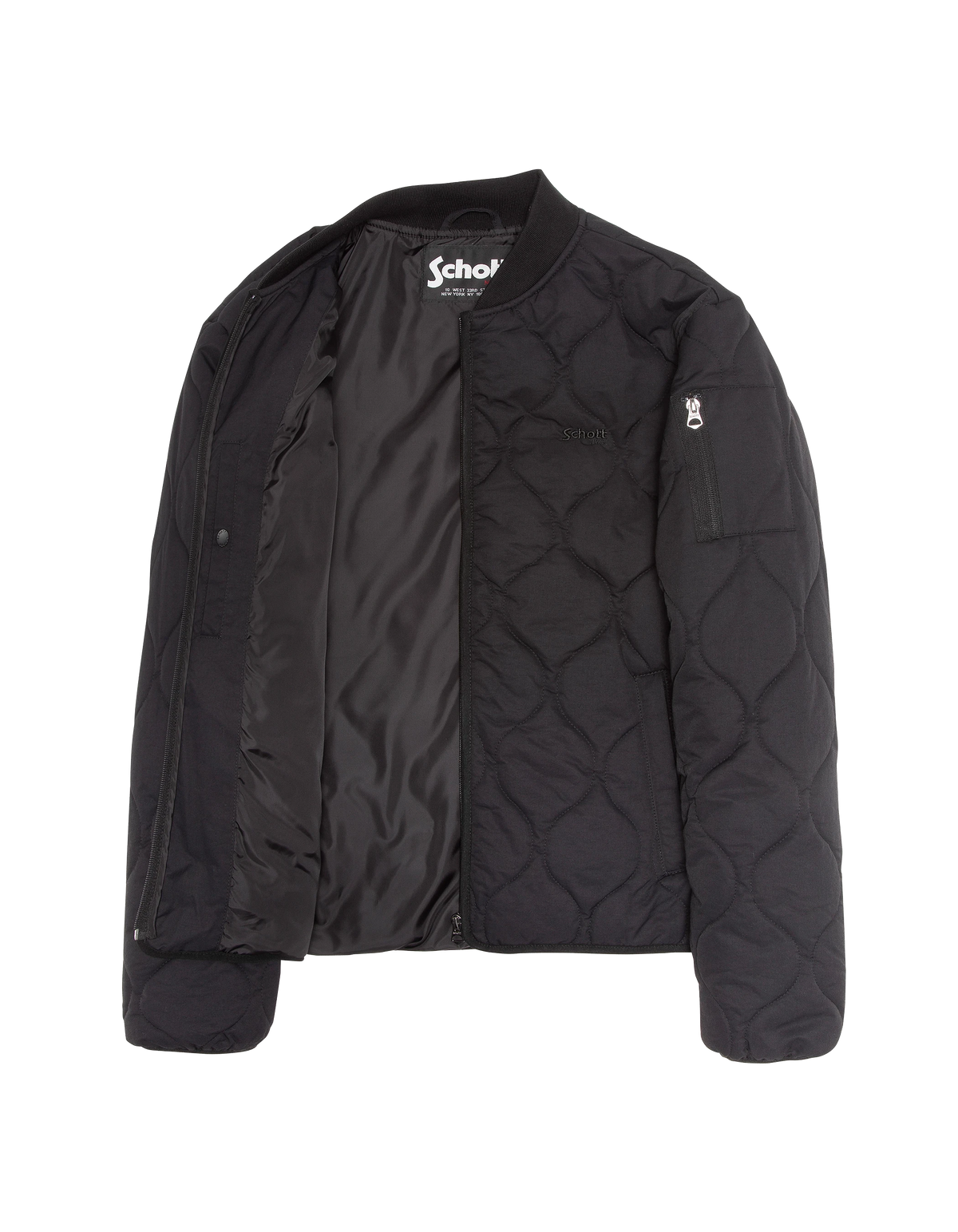 Blouson army quilté noir-8