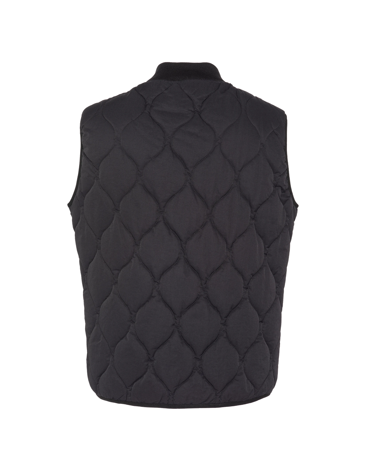 Blouson army quilté noir sans manche