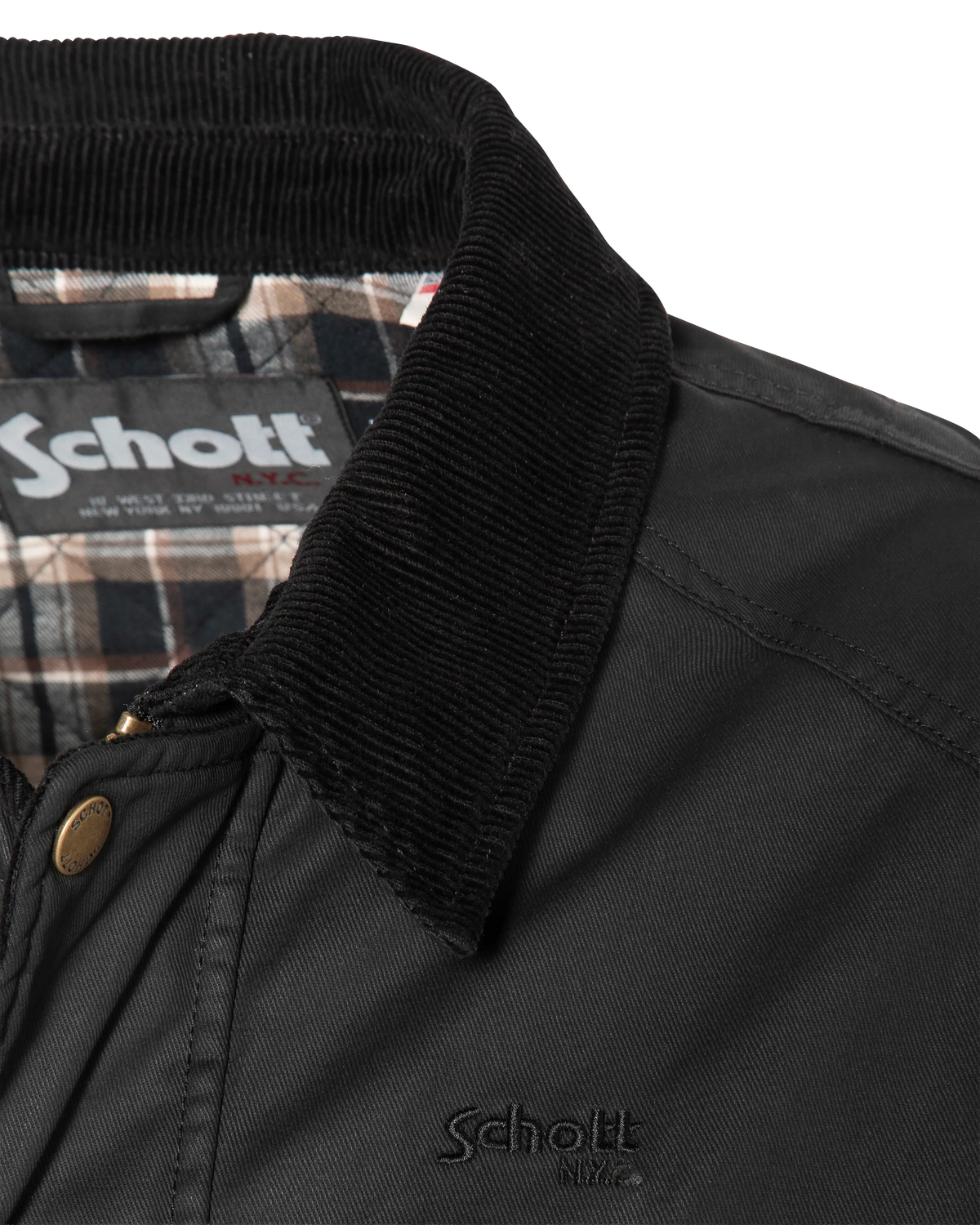 Veste farmer noire-3