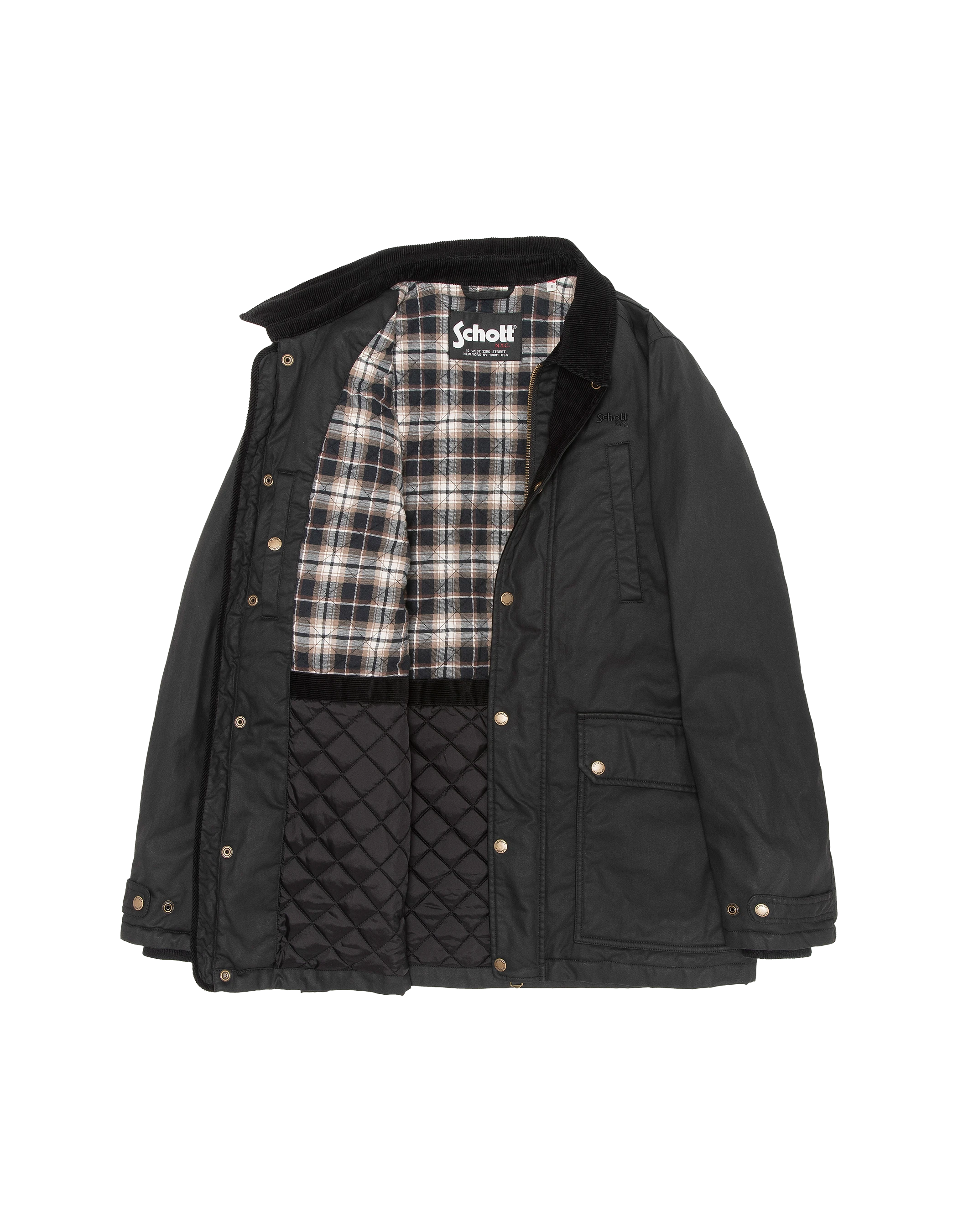 Veste farmer noire-4